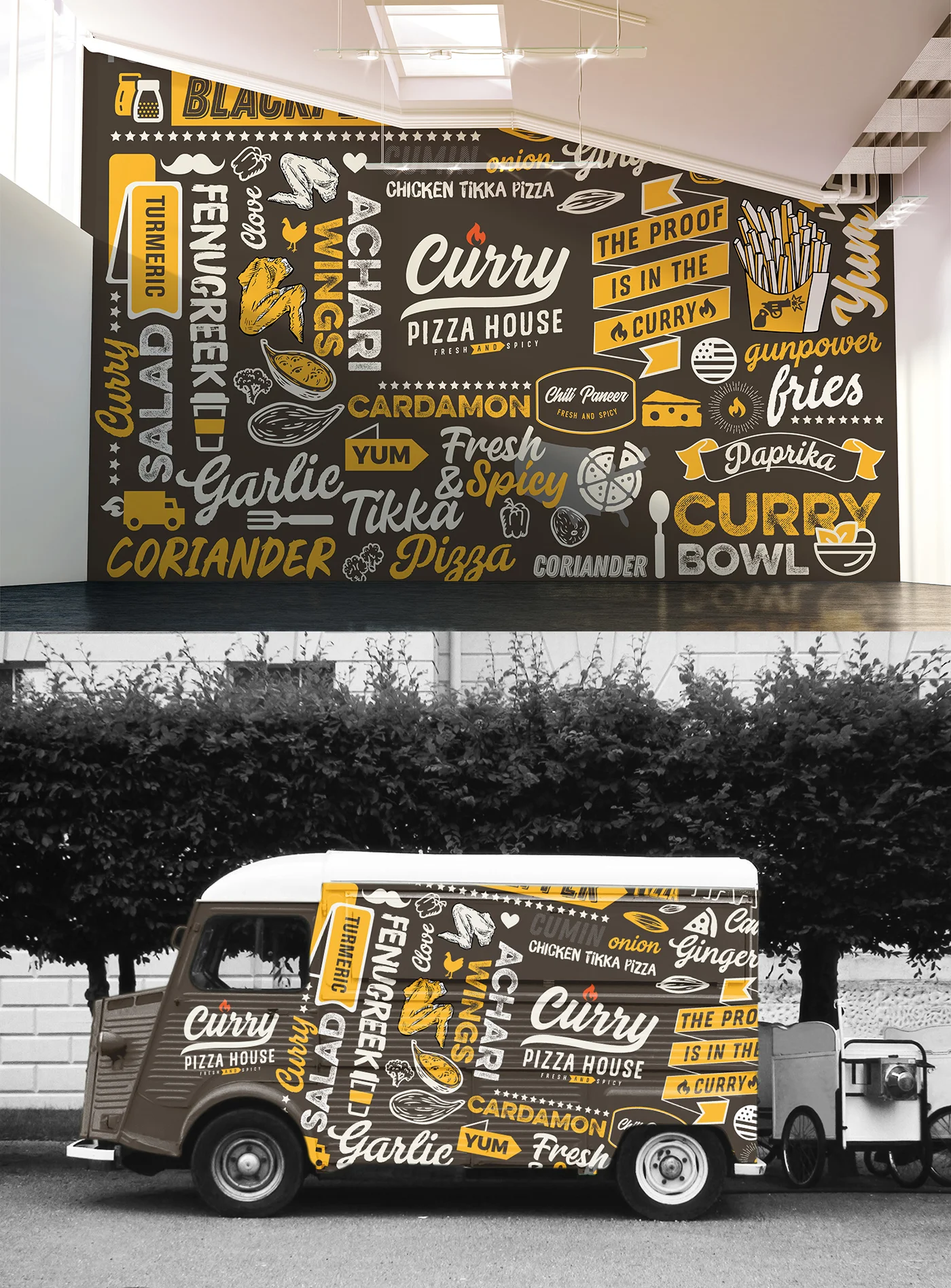Curry Pizza House Indian Italian Restaurant Branding 06.jpg