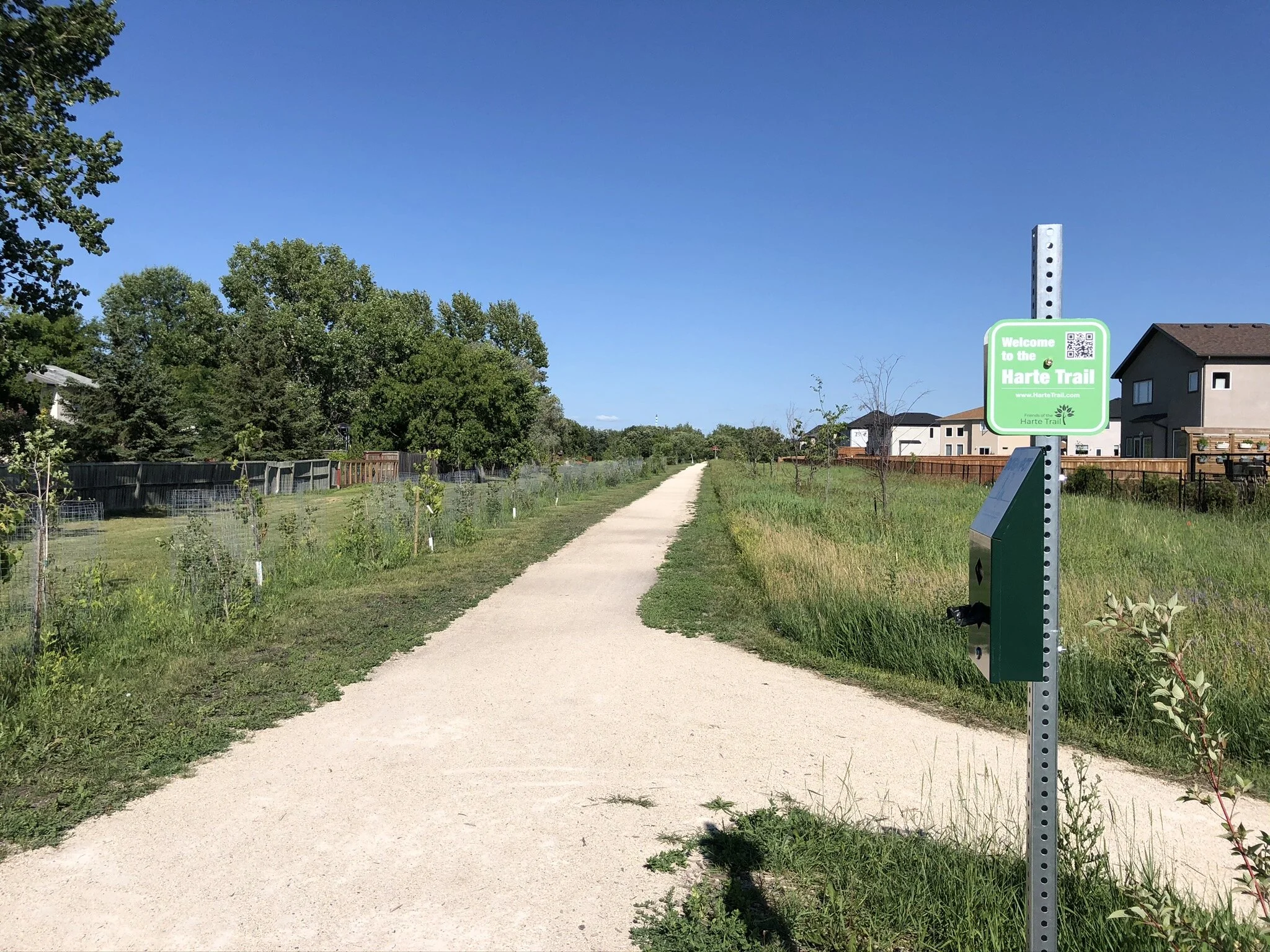 Western most part of the Harte Trail, North of Ridgewood West, East of Dale, right next to Perimeter Highway