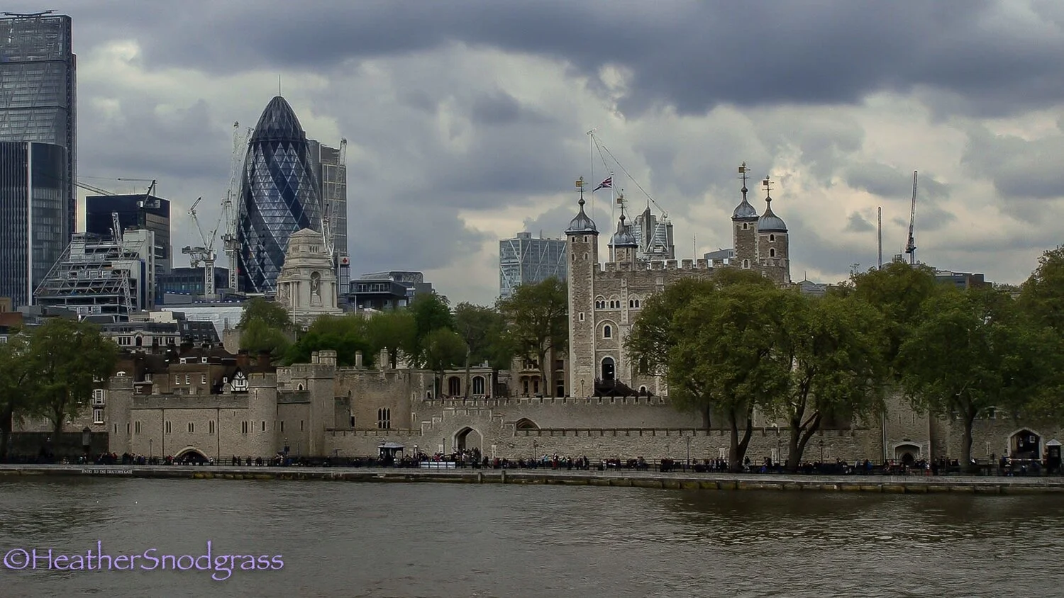 Tower of London and the Gherkin