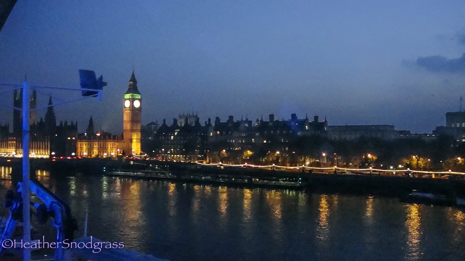 Big Ben from the London Eye