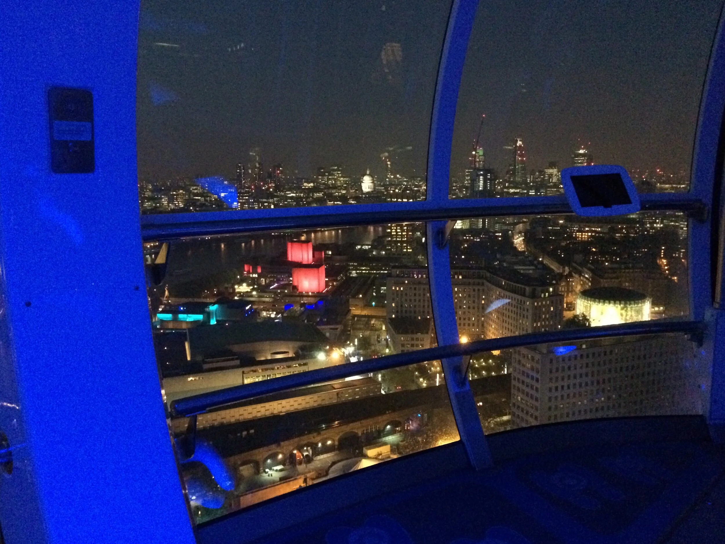 Inside the London Eye