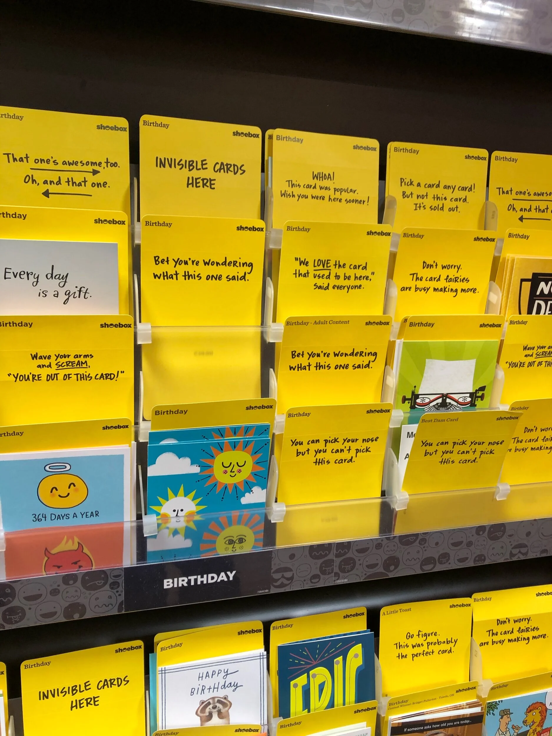 Cards were out of stock