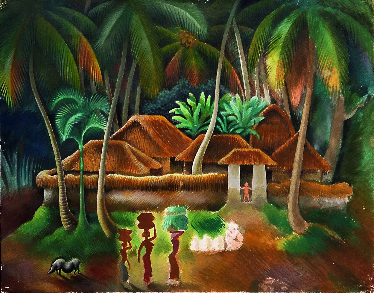 Miguel Covarrubias_Village in Bali.jpg