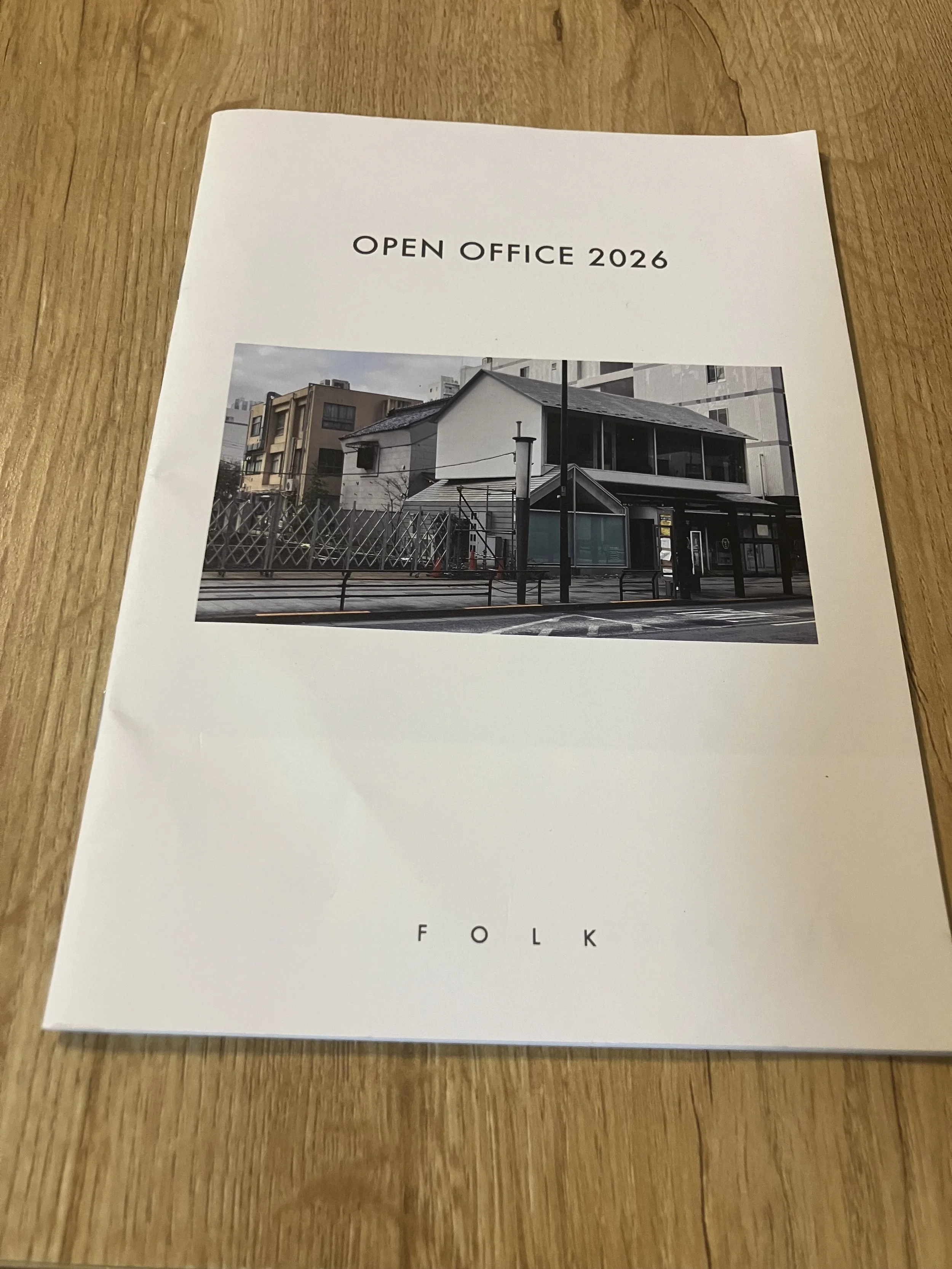 FOLK OPEN OFFICE 2026冊子