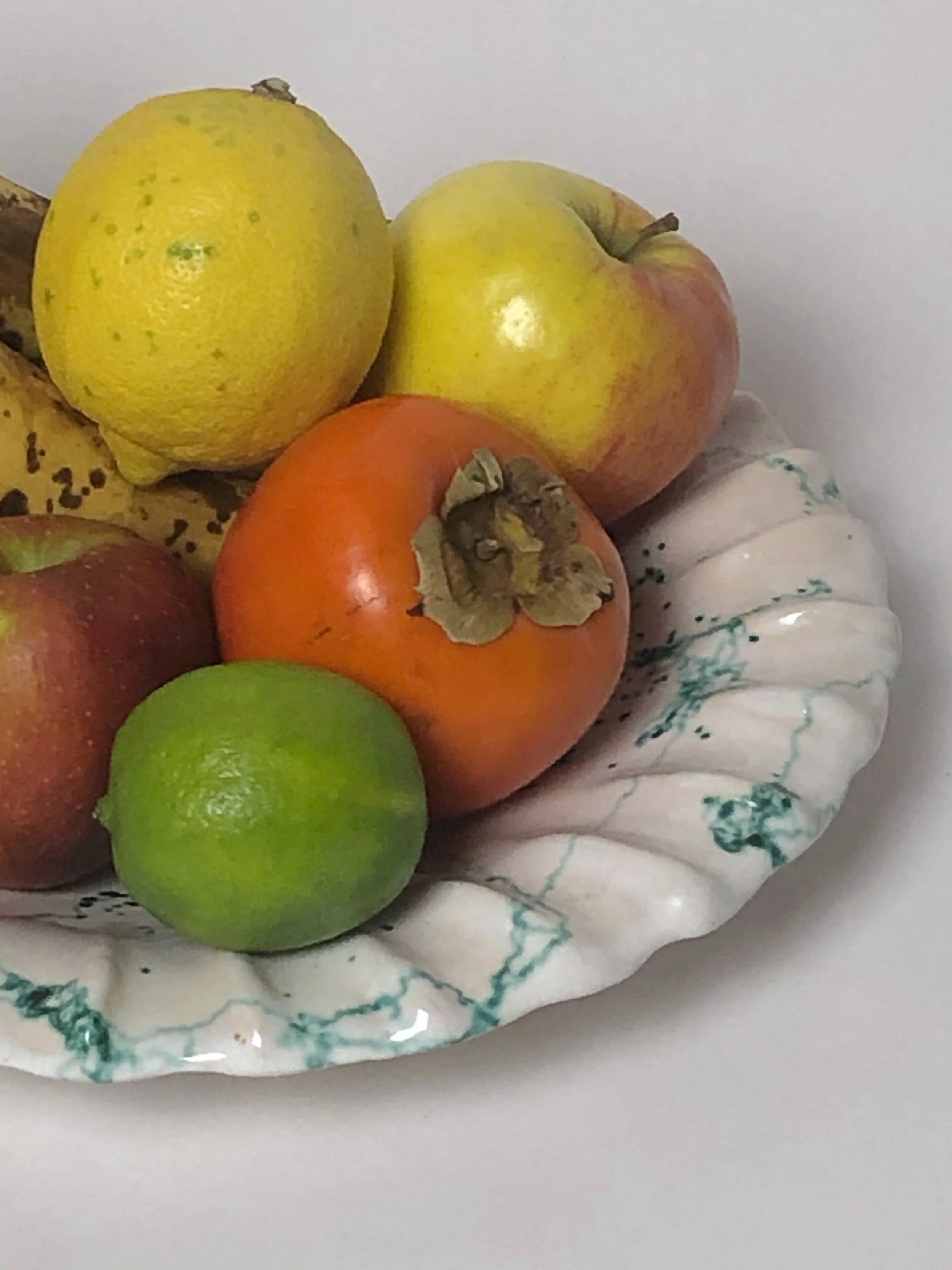 big green sprinkle plate