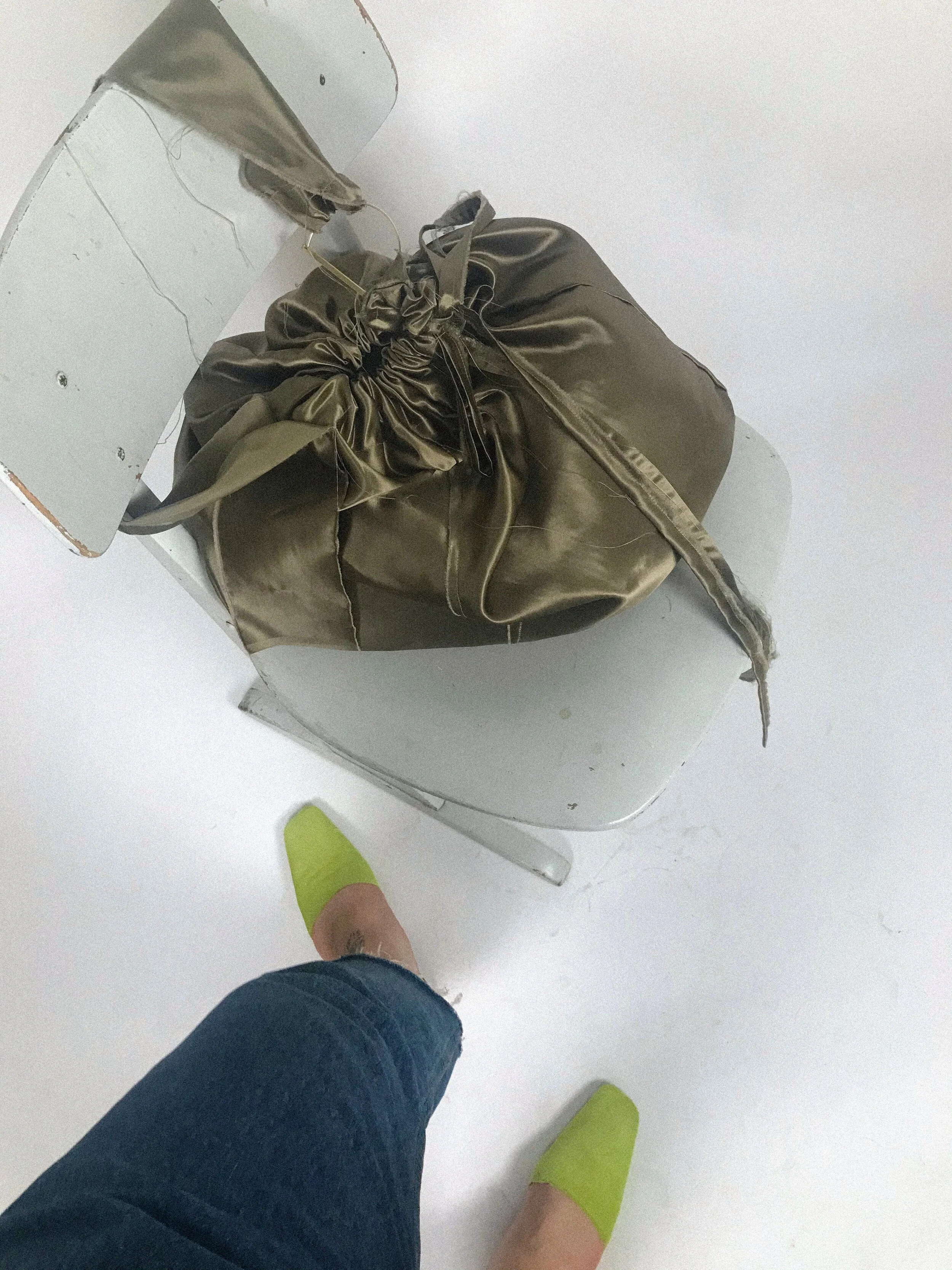 adjustable satin bag