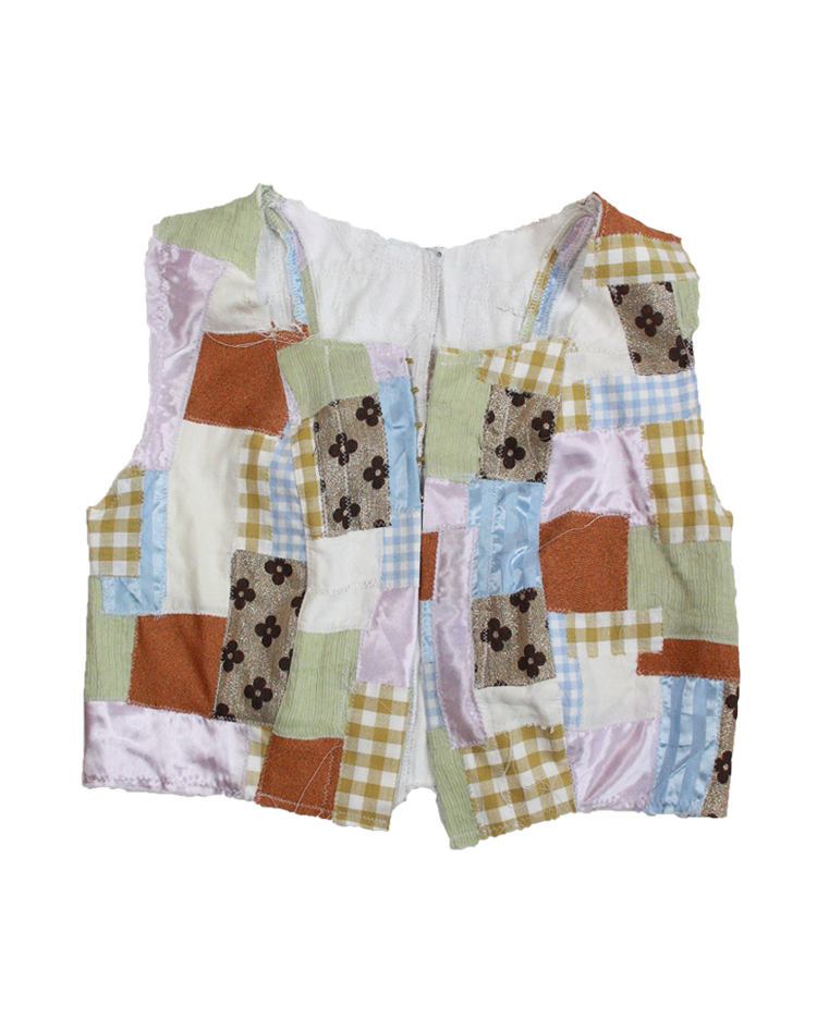 patchwork vest