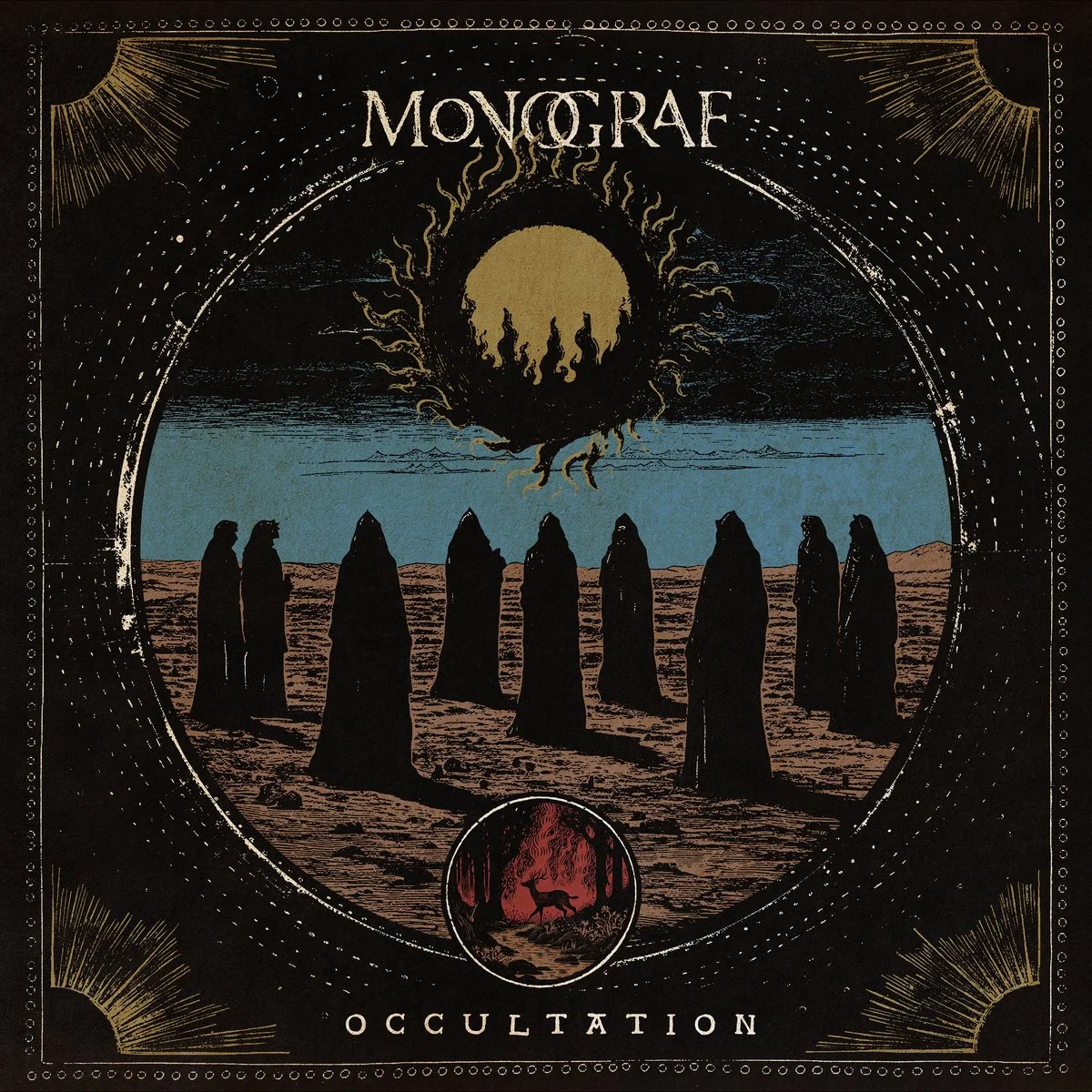 Cover for Monograf's new album 'Occultation'.