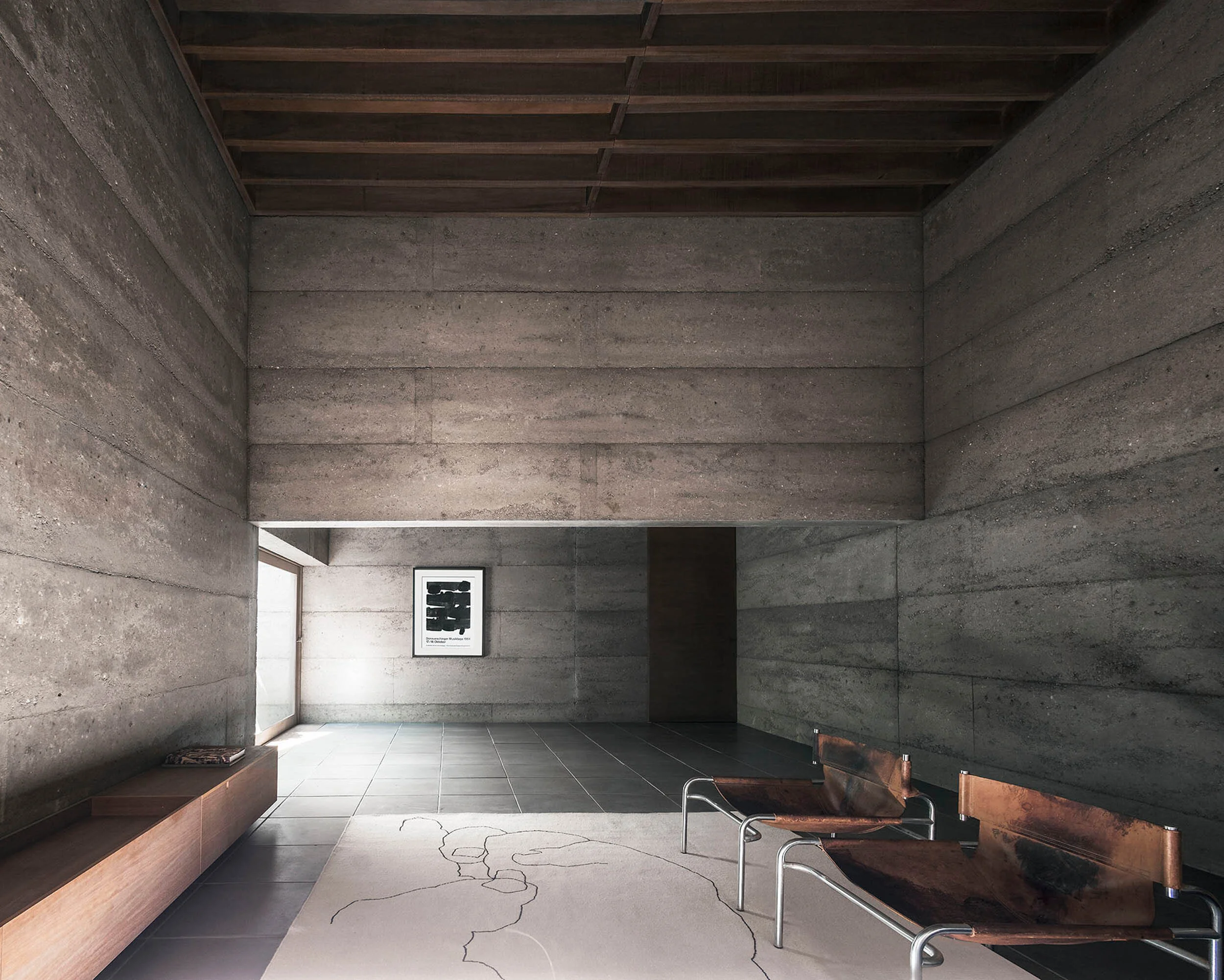 Check Out The House Where Concrete Mystery Encloses A Green