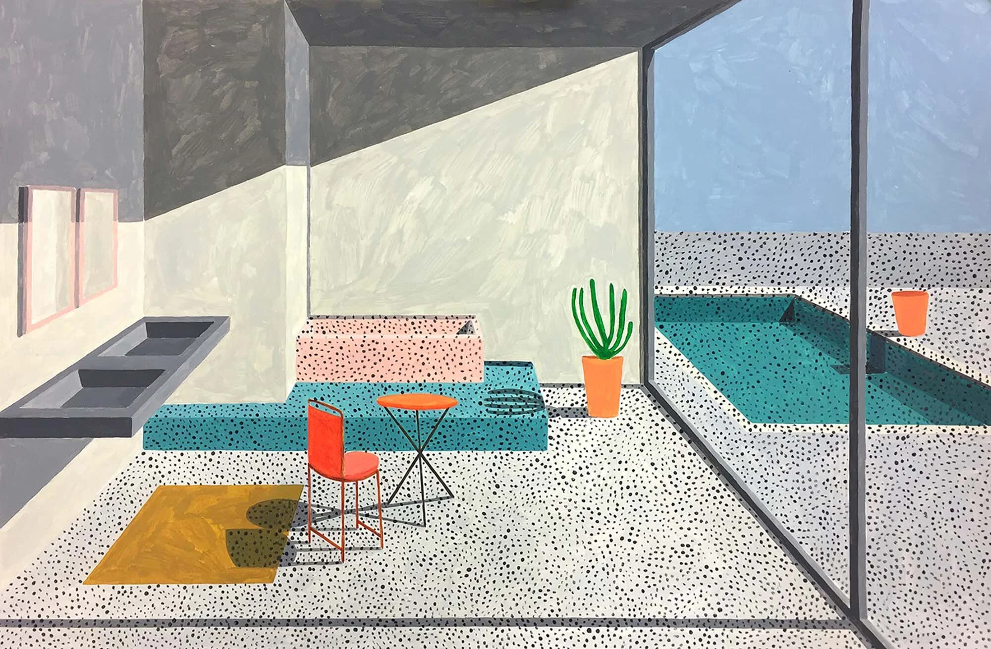 Exploring Space Through Strong Colors and Simple Shapes with Visual Artist Ana Popescu