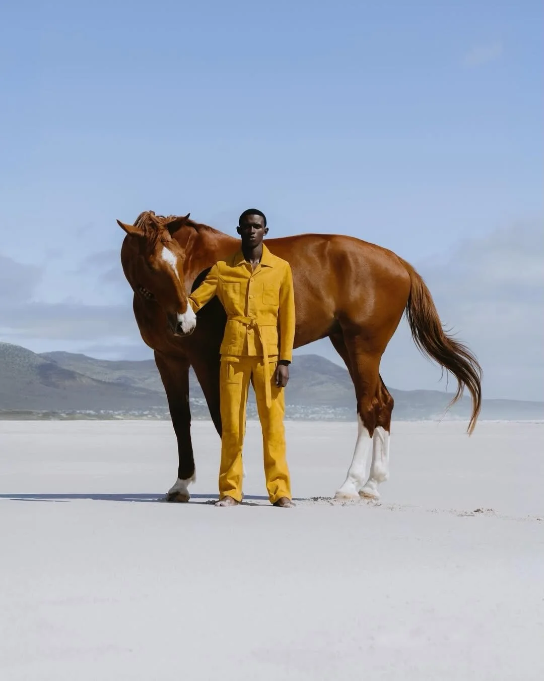 &ldquo;Totemic&rdquo; by @michaeloliverlove &ndash; A series exploring a return to nature, a deep breath, connection and stillness.

Credits:

Styling / @liezl_franken 
Beauty / @magicalmishelle 
Designers / @lukhanyomdingi @artclubandfriends @therea