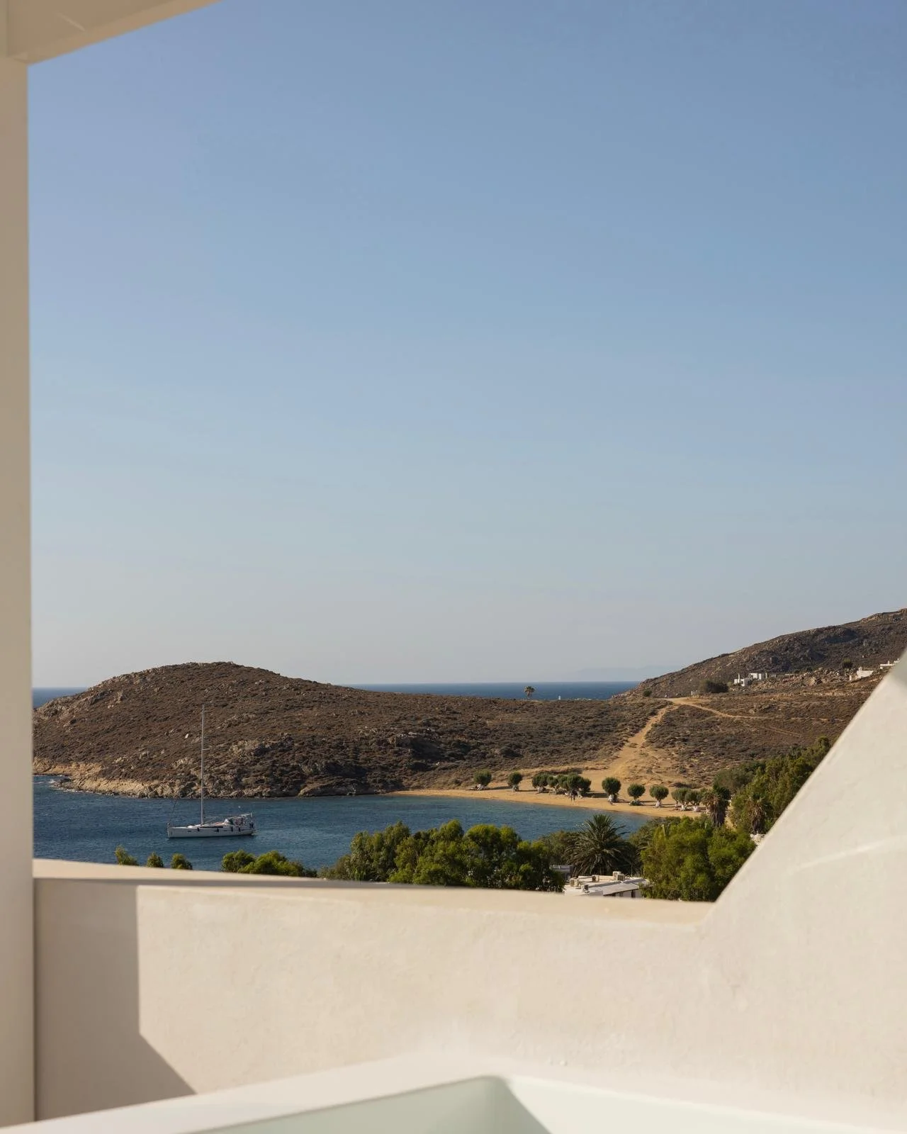 ocean view hotel room serifos Greece