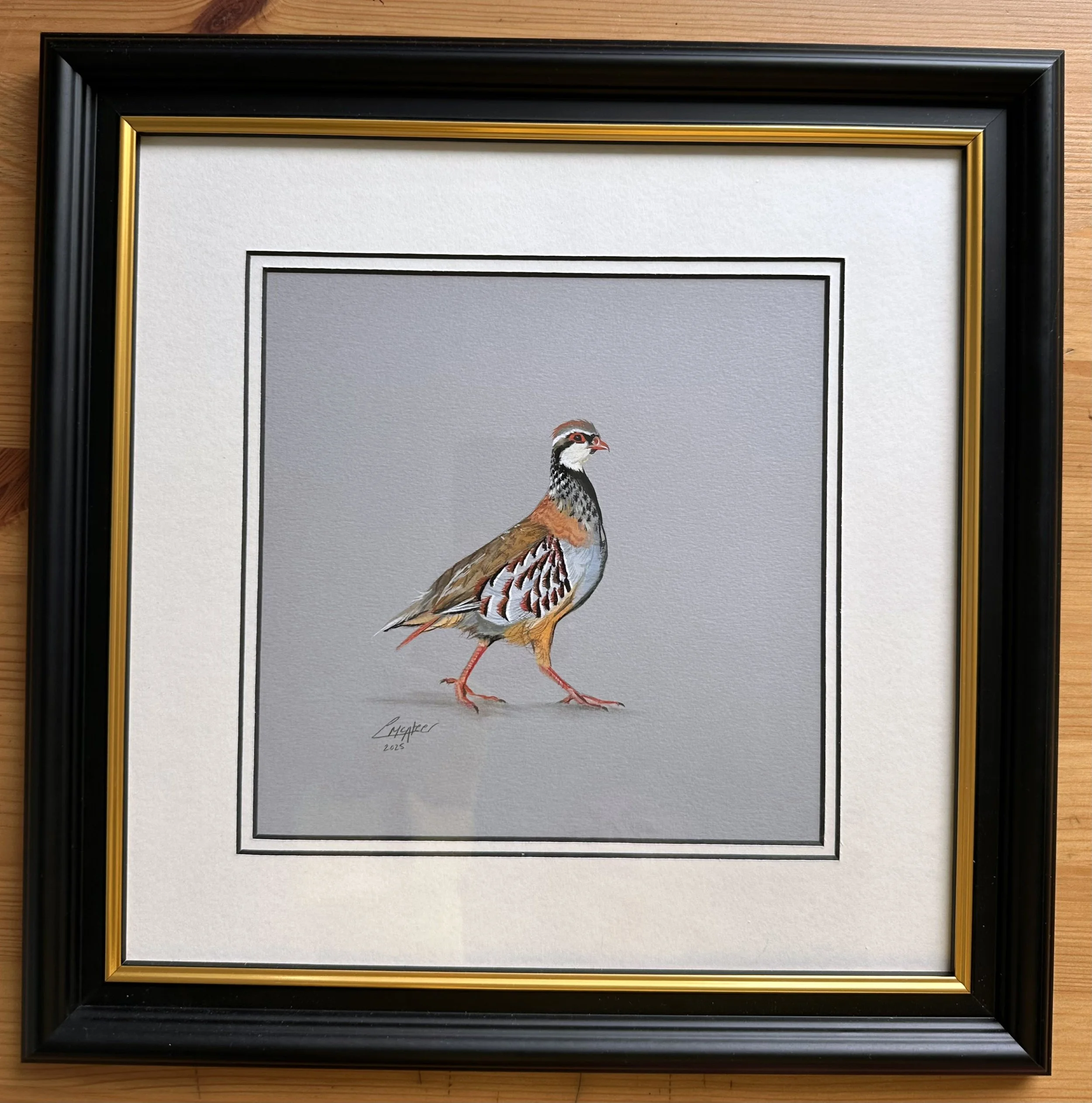 French Partridge Original Painting