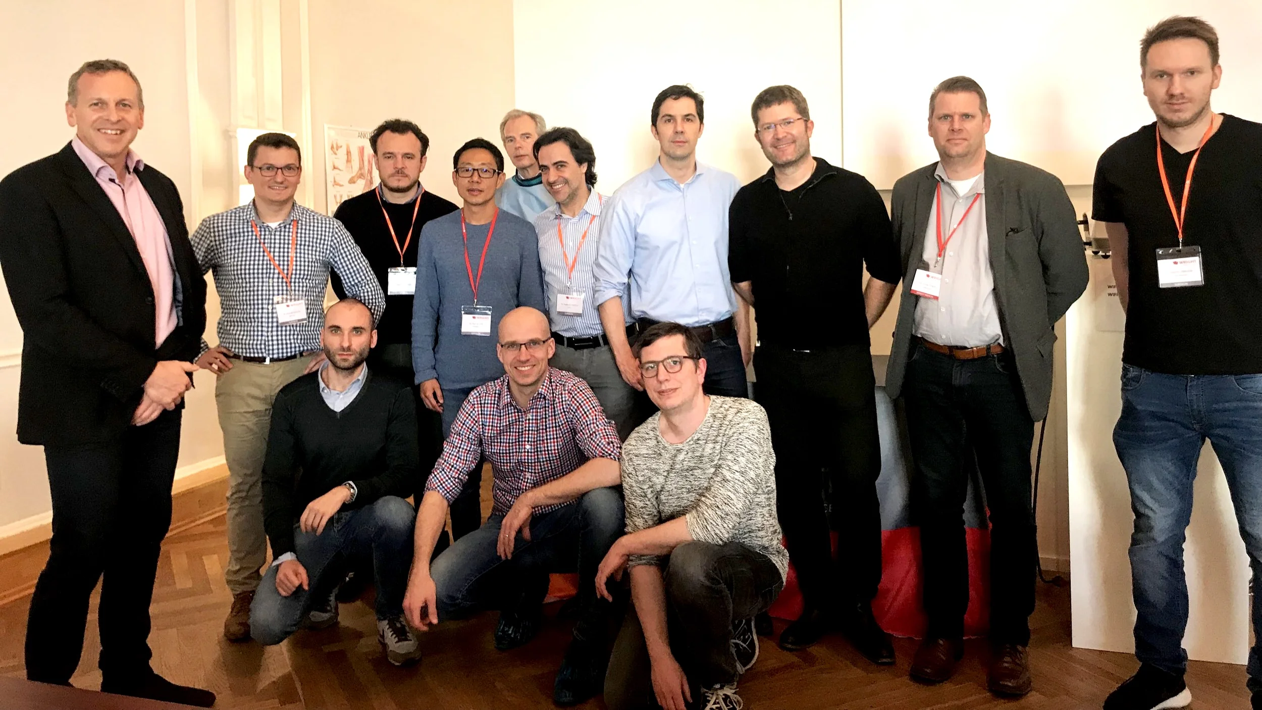Mr Redfern photographed (left) at his MIS course for surgeons in Germany