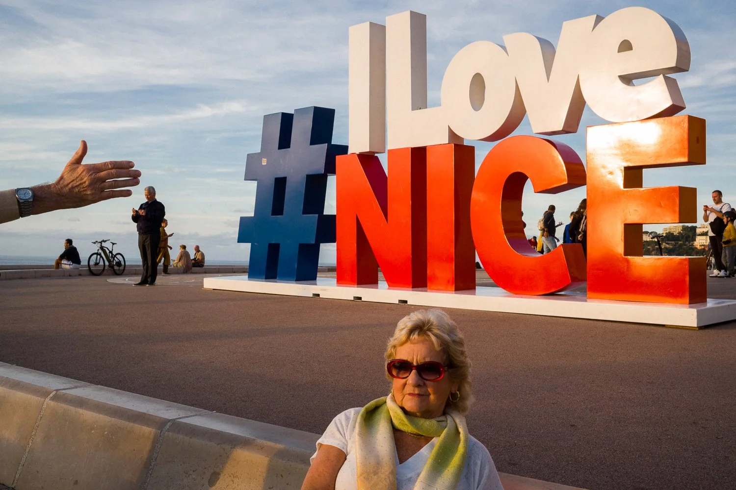 Promenade des anglais street photo Nice colourful