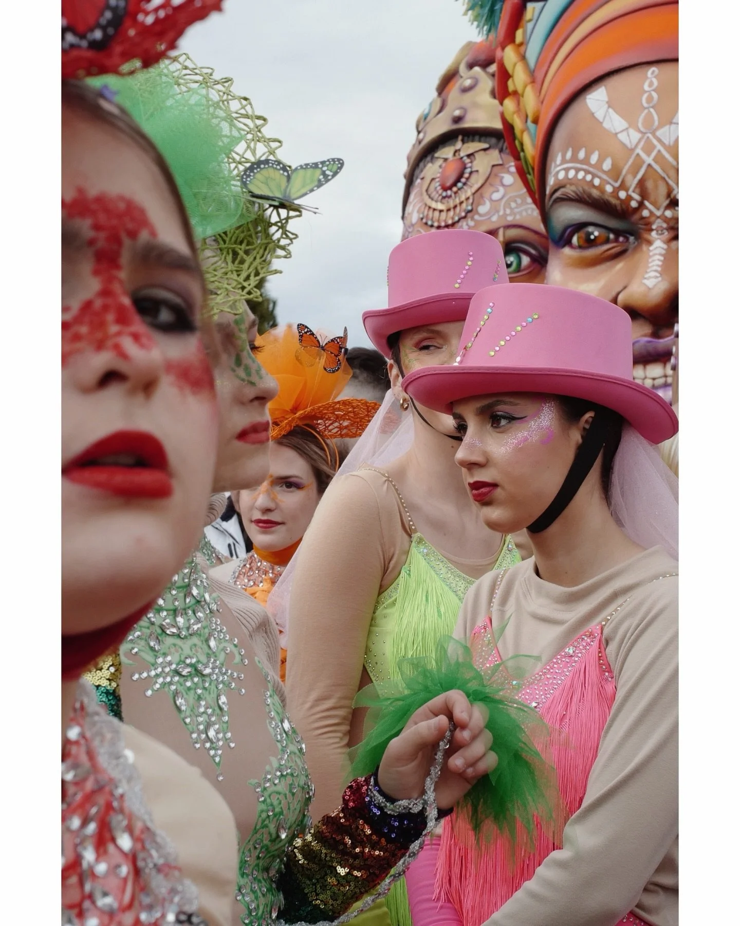Nice Carnival 🎭
For over three months, I hit a wall, the inspiration just wasn&rsquo;t there, and honestly, I wasn&rsquo;t feeling it. 
But the energy of the Nice Carnival finally pulled me back out. There is something about the chaos, the color, an