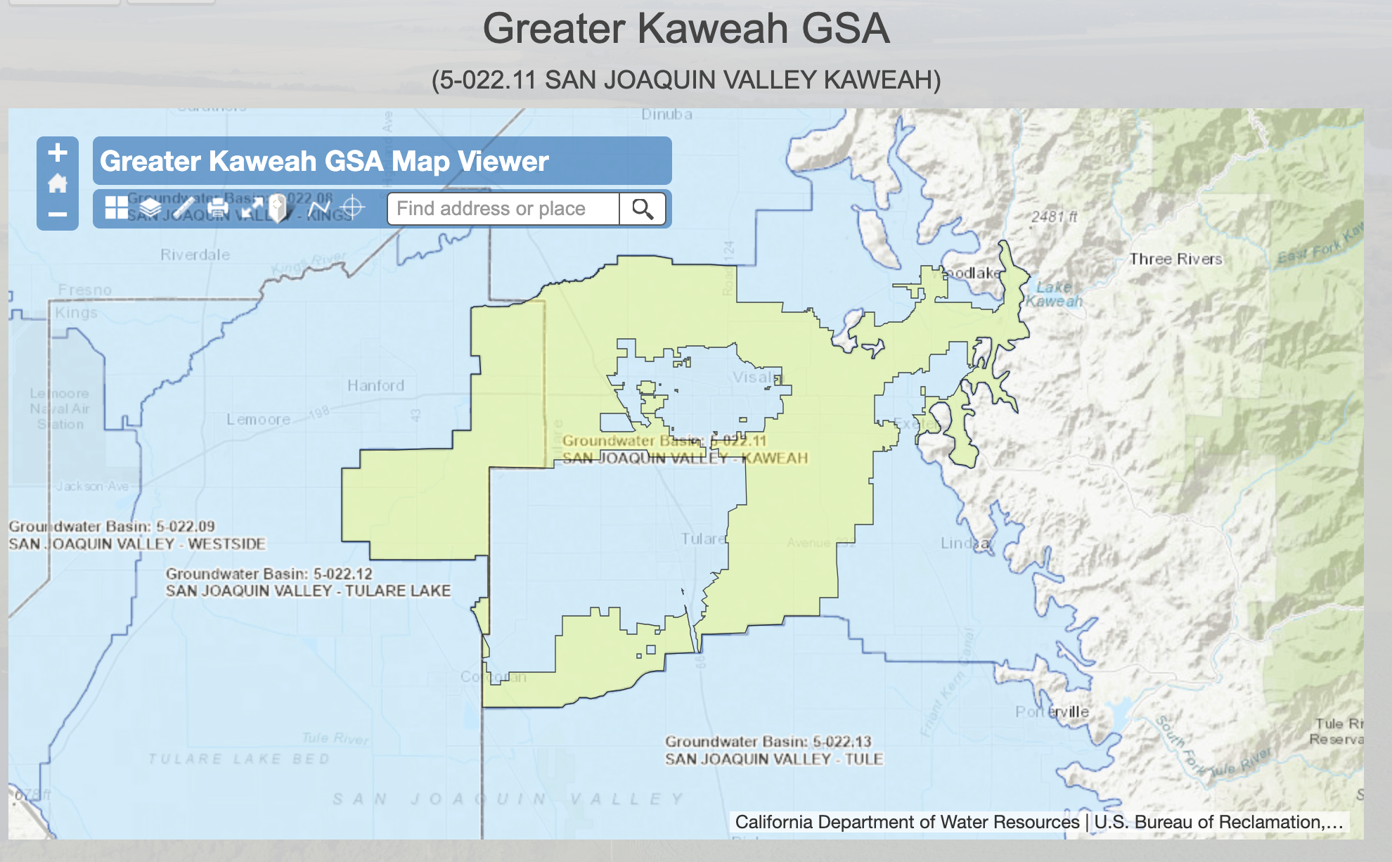 Greater Kaweah GSA — Delta View Water Association