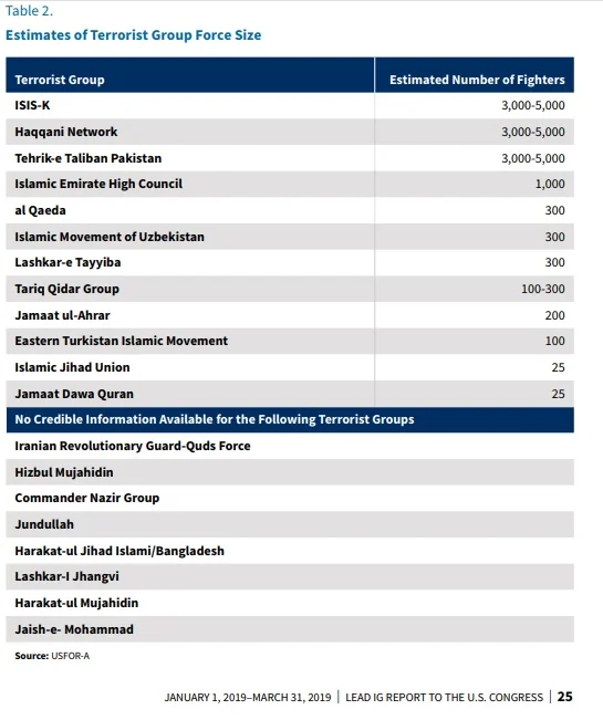 Infographic from the DoD report