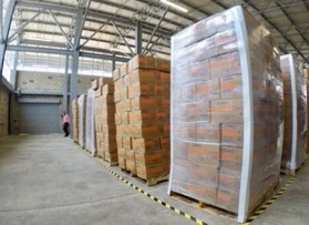  Humanitarian Aid inside a warehouse located at the Teinditas bridge border crossing that was turned into the humanitarian aid command centre&nbsp; 