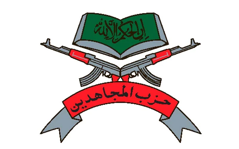 Flag used by Hizbul Mujahideen