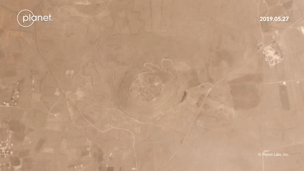 Tel Al-Sha’ar, this was the second time in a week this location was struck. Believed to be the SA-2 aerial defense battery.