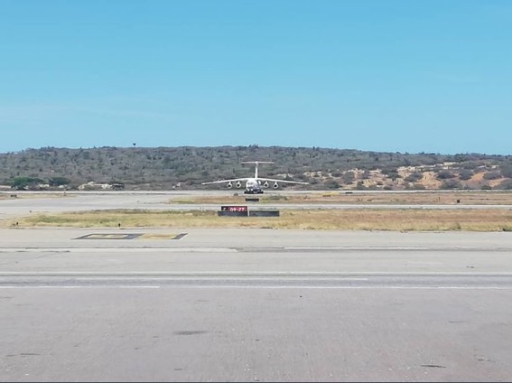 Russian Air Foce IL-76 (RA-78765) after landing in Caracas