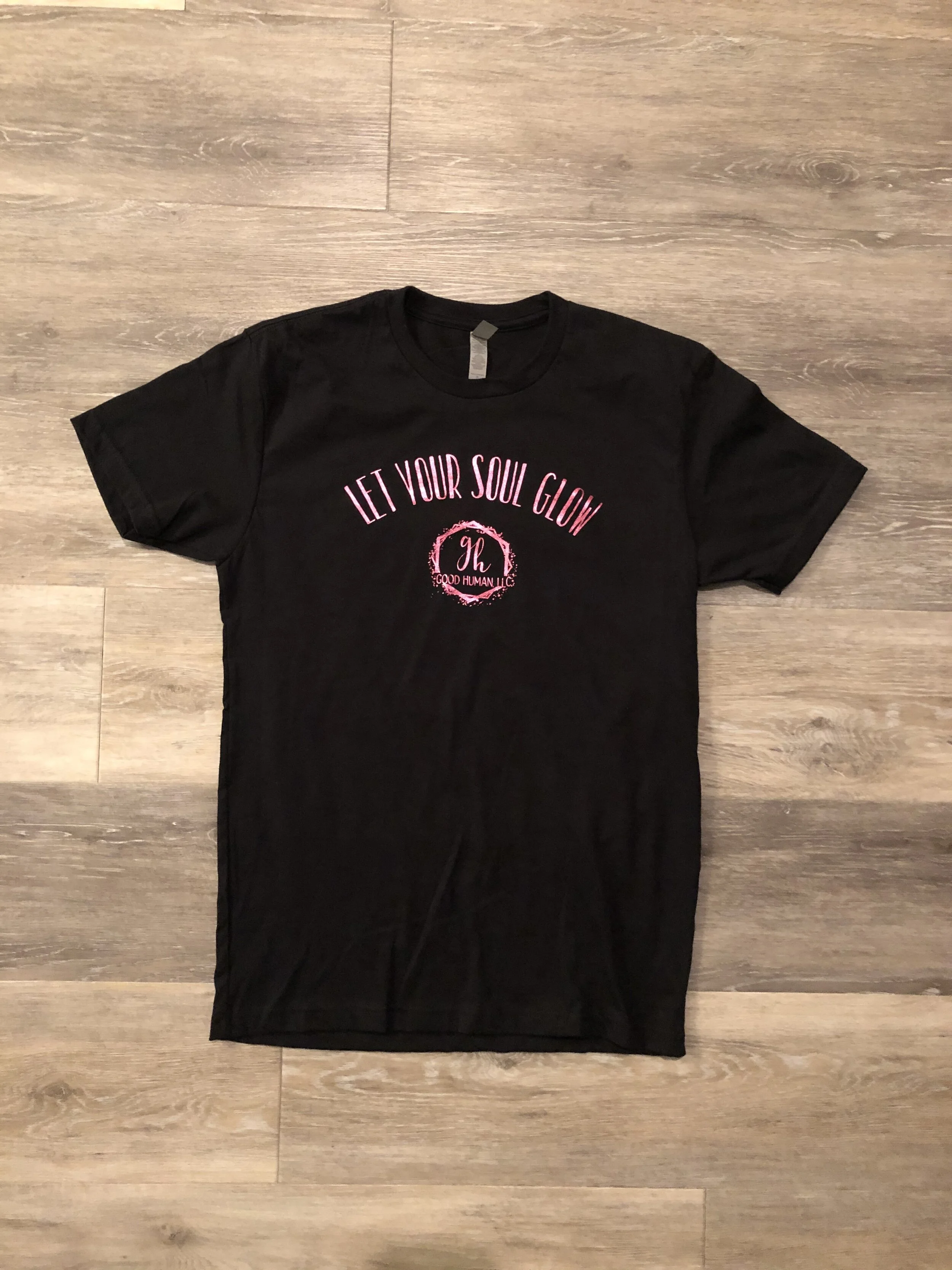 good human 'let your soul glow' t-shirt (S-XL)