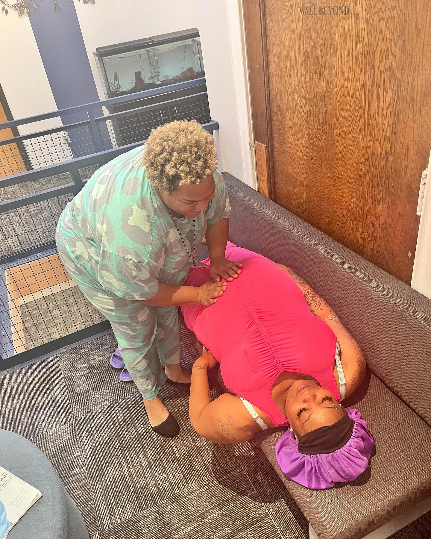 If you saw my post yesterday, you know I&rsquo;ve been teaching a childbirth class for Black families with @milestonecreationsllc and @oilydoulamn - This is our second cohort and I love for these classes and these families. We had a little fun on Wed