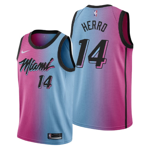 miami heat black pink jersey