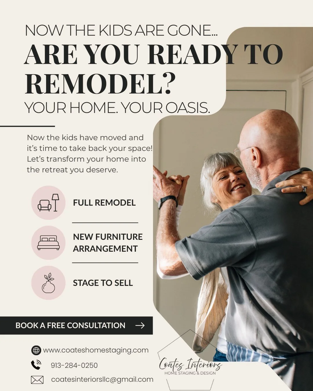 🏠 The kids have officially flown the coop, and while the house might feel a little quieter, the possibilities are louder than ever! 🥂

✨It&rsquo;s time to trade the playroom for a home gym, turn those extra bedrooms into a luxury guest suite (or th