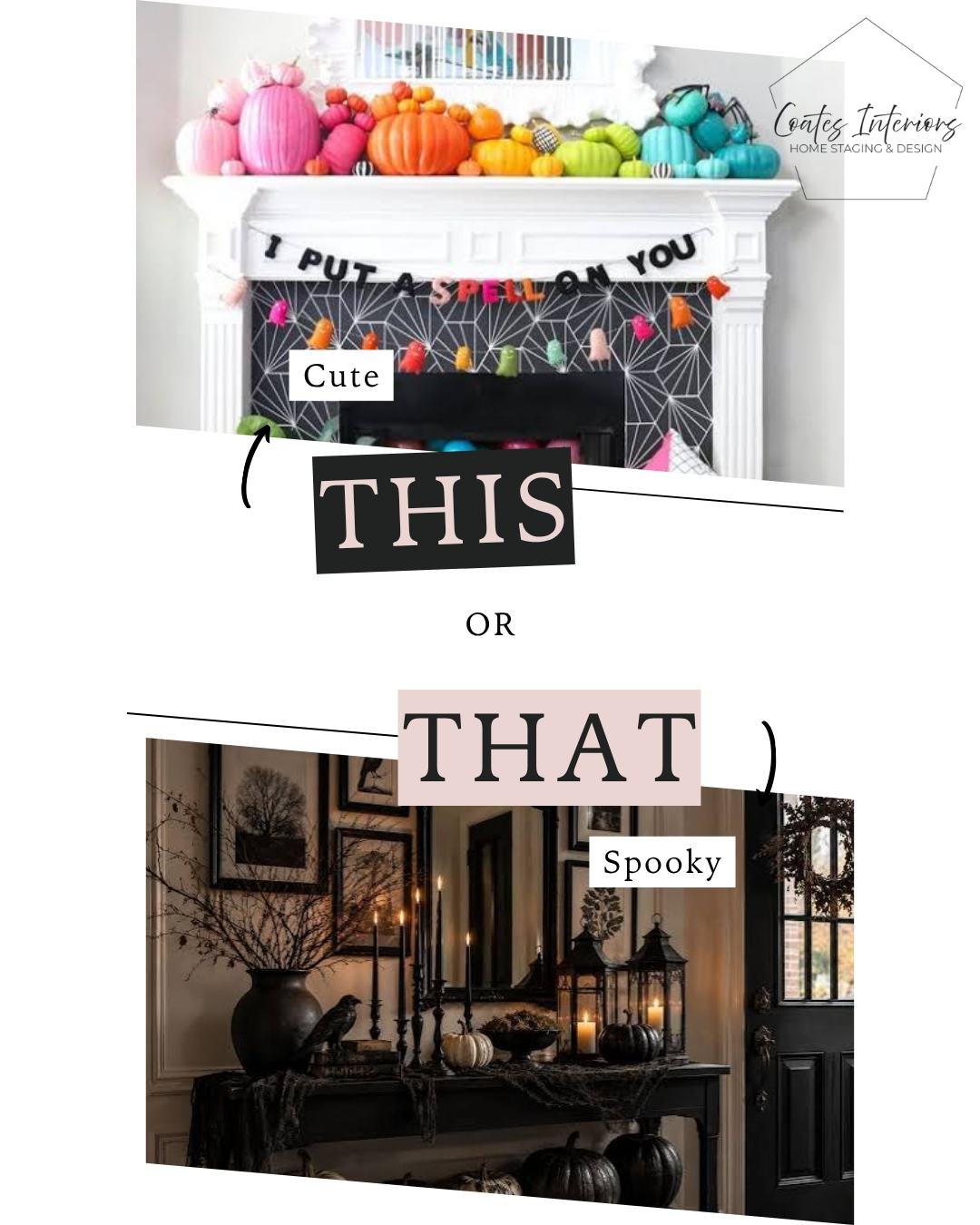 Should Halloween decorations be: Cute + Colorful 🧸 OR Spooky + Dark 🕷️?

🎃Team Cute (Smiling pumpkins, pastel ghosts, cozy candles)
🕷Team Spooky (Cobwebs, skeletons, cackling witches, jump scares)

Drop your vote in the comments!👇👇👇👻 

Need h