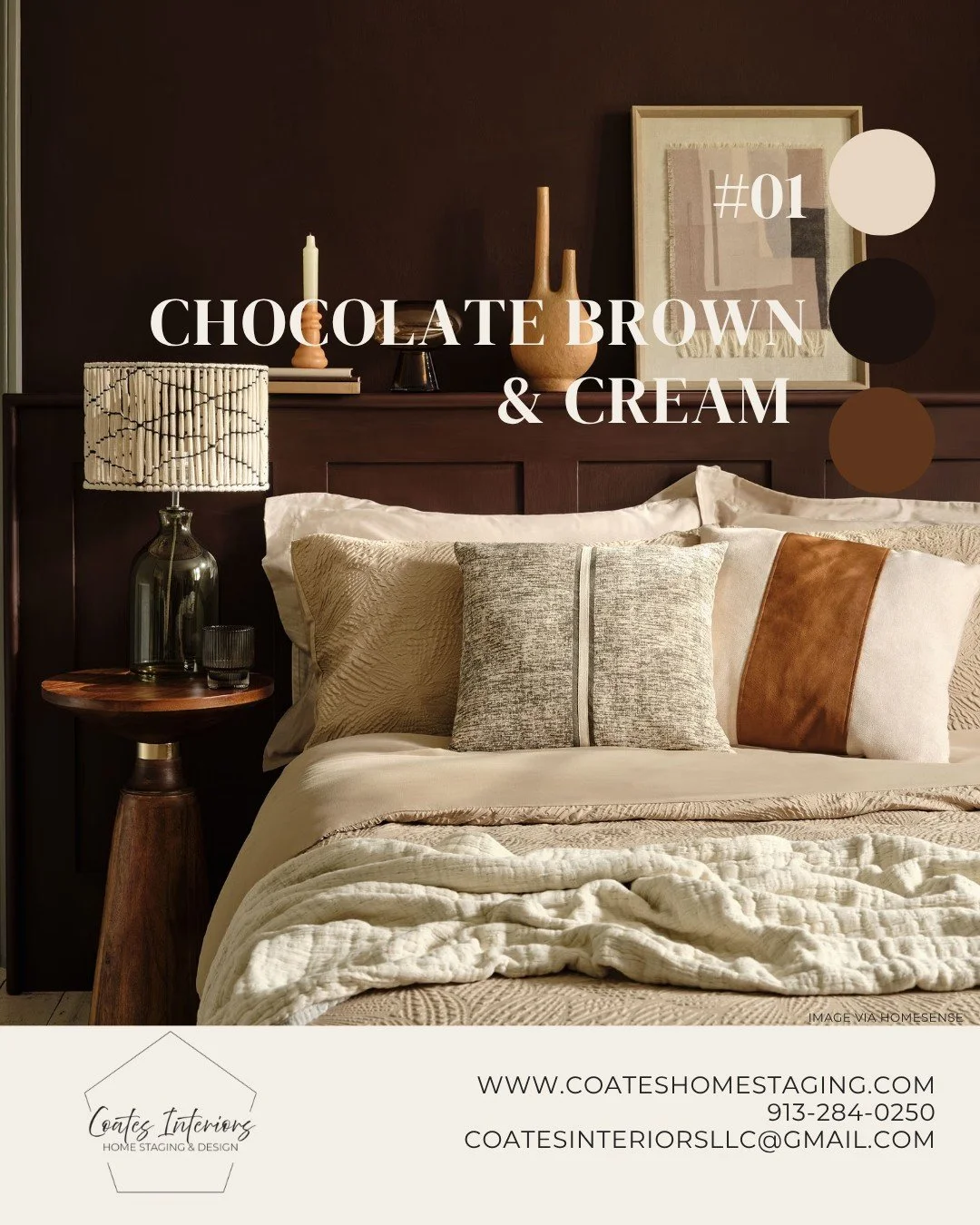 🍂These fall color palettes have a hold on us.
Fun and trendy fall color palettes range from moody and rich tones to soft, unexpected pastels.
1) Chocolate Brown &amp; Cream: Deep, earthy brown grounded with soft cream or beige for a warm, quiet luxu