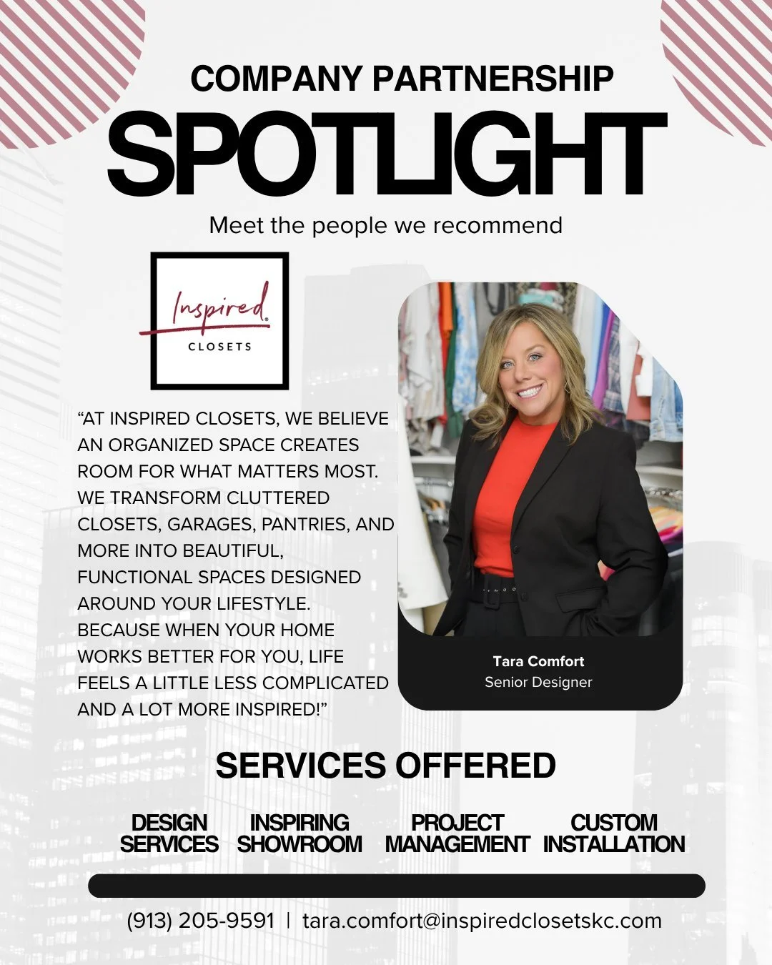 A customized closet is one of the most luxurious parts of a home - imagine always having the "right" place to put your shoes 👠👡👢 Tara and team will design and install the closet of your dreams; one that works specifically for YOU! 

&ldq