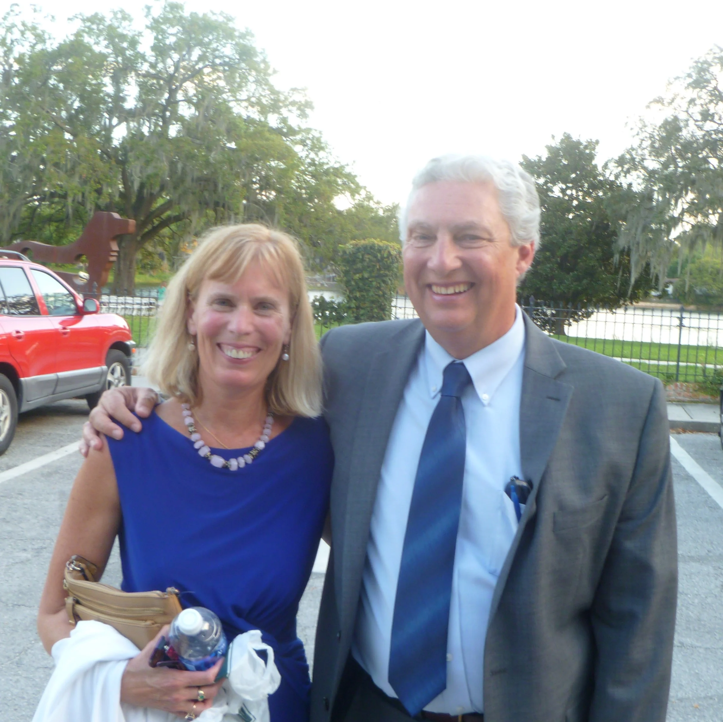 David with his wife Gretchen