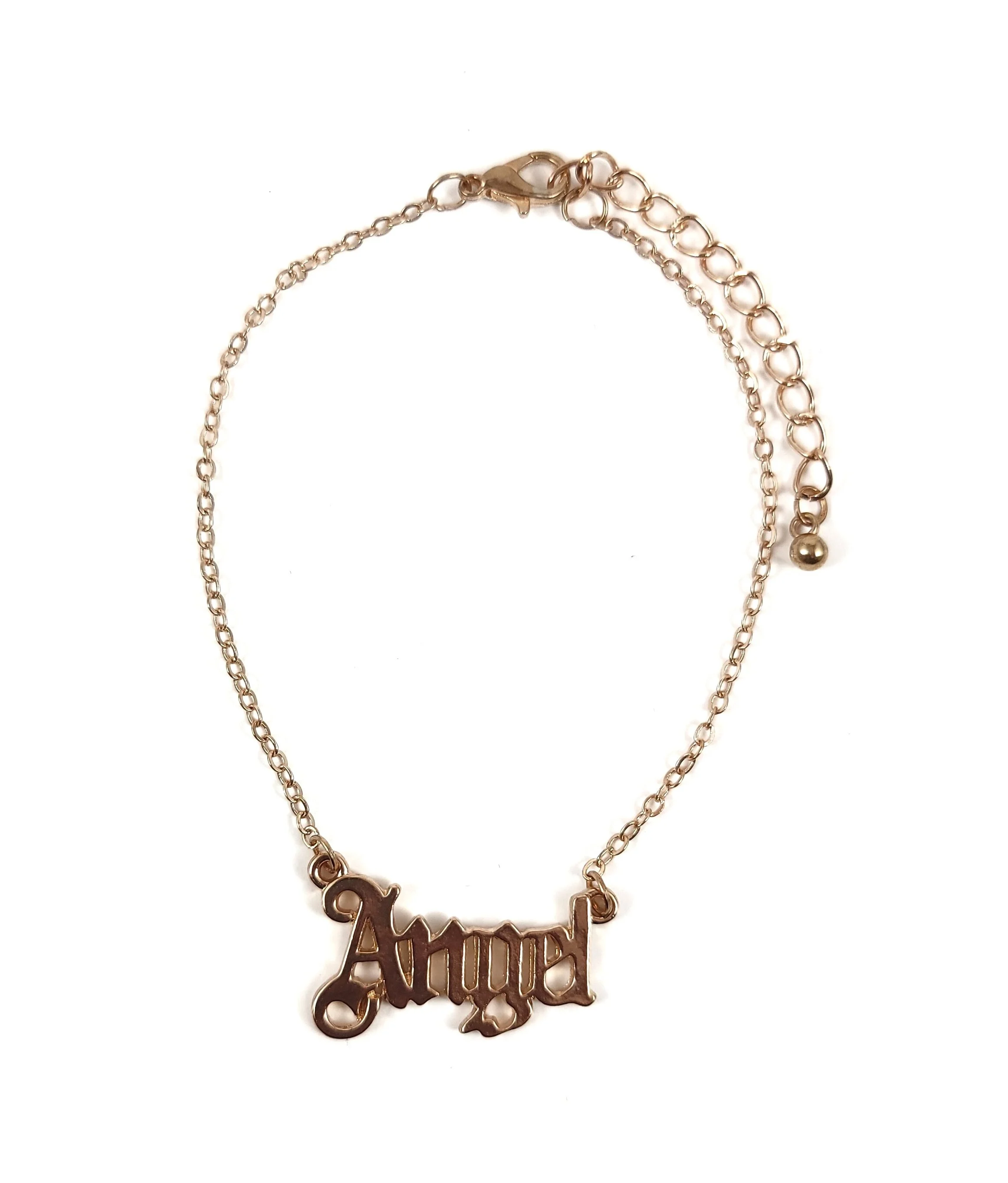 Angel anklets for women