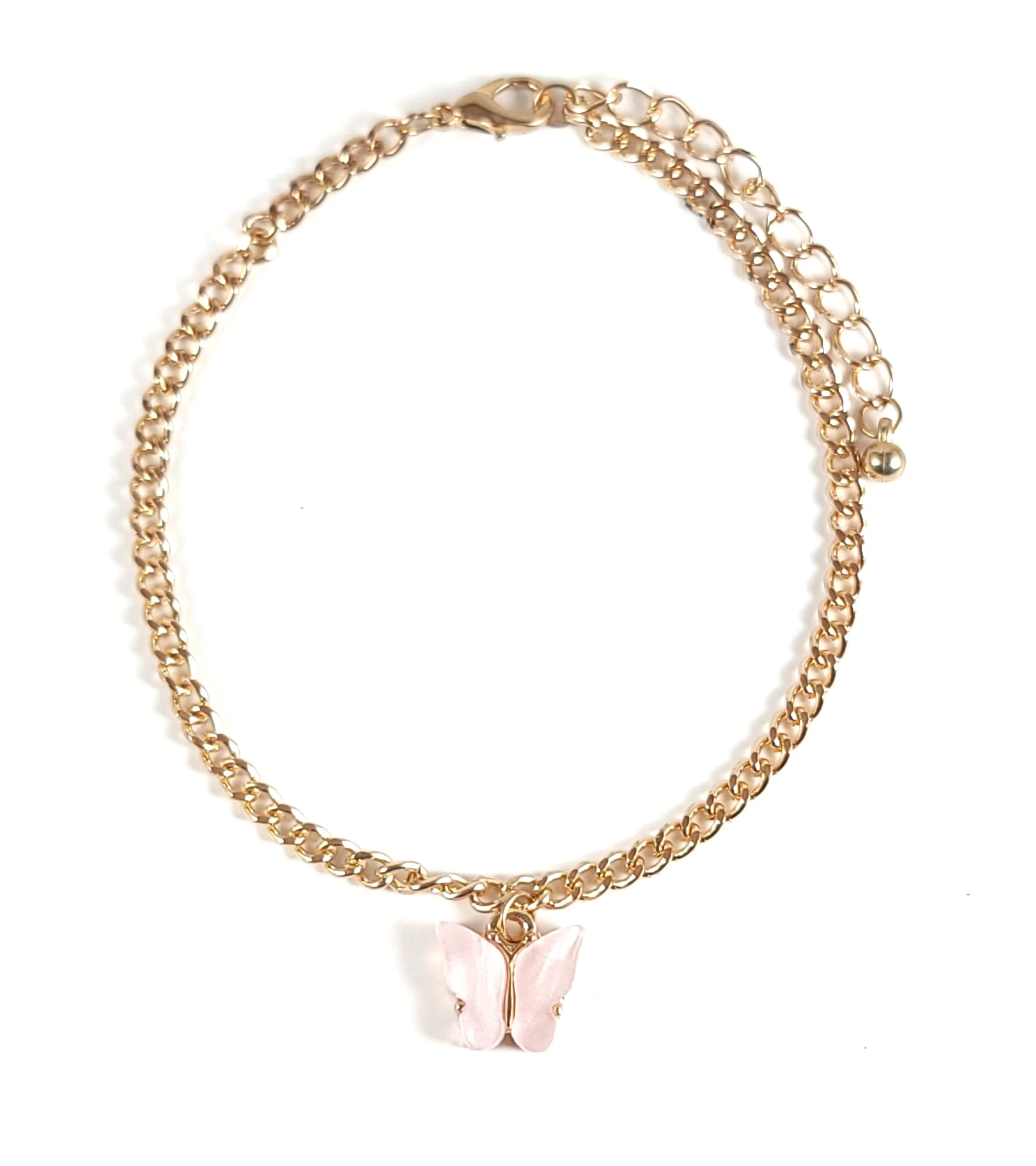 Zena pink anklets for women
