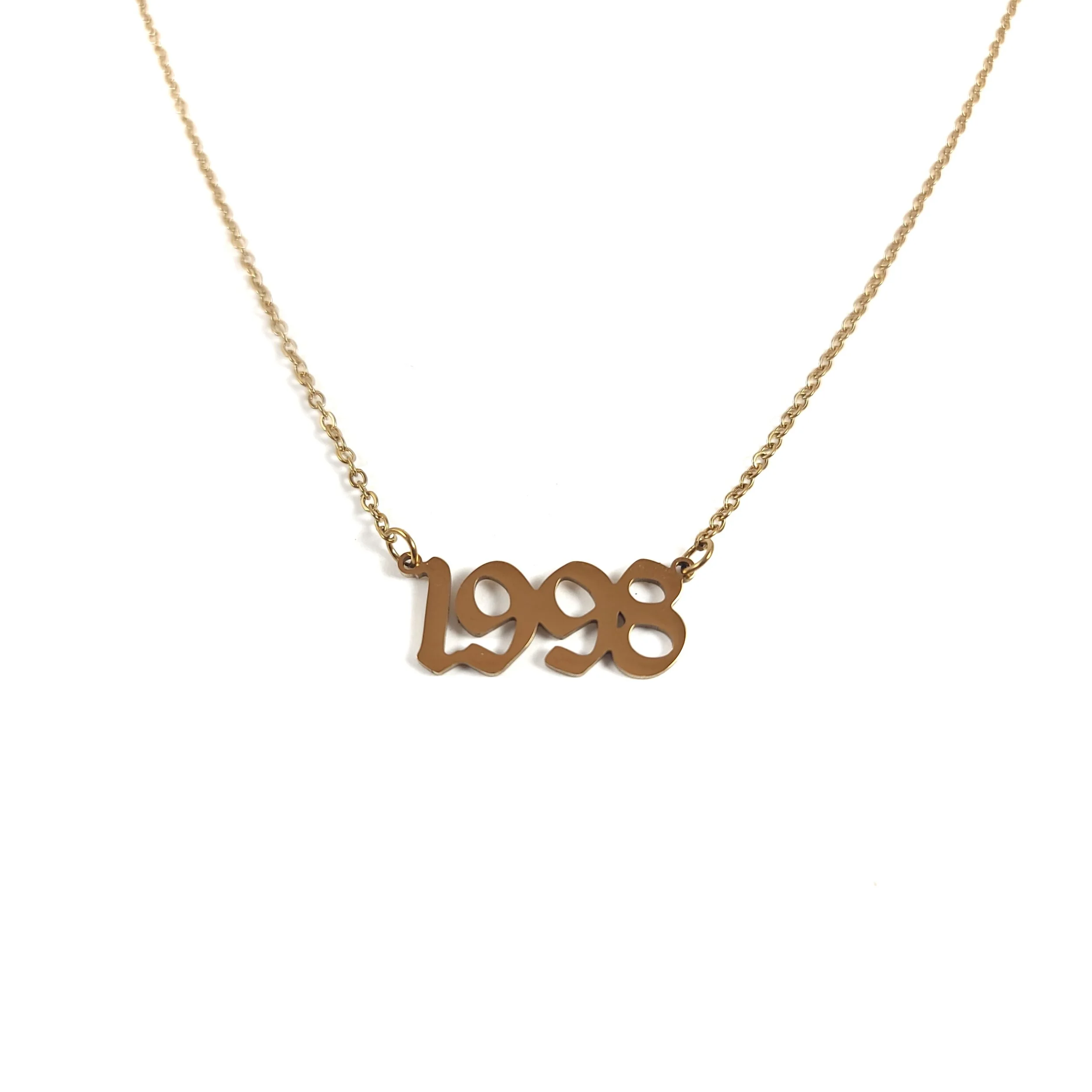 1998 year hypoallergenic necklace