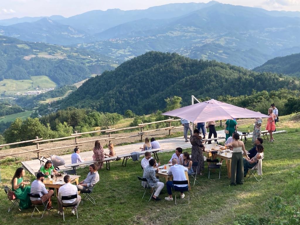 aperitivo matrimonio distesa estiva