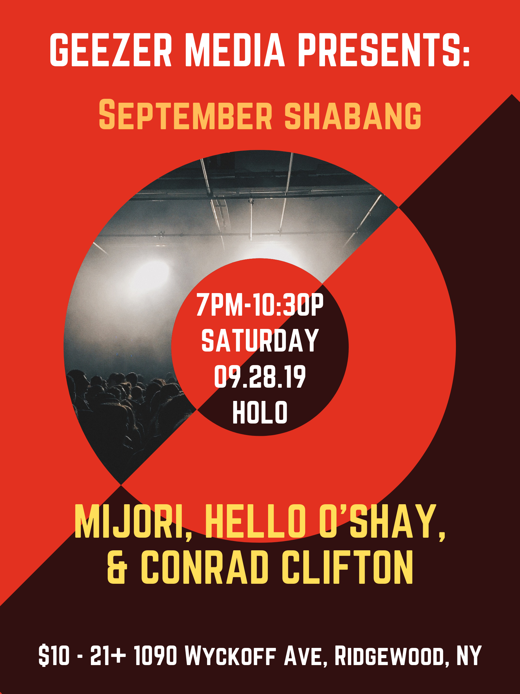 Geezer Media Presents: September Shabang