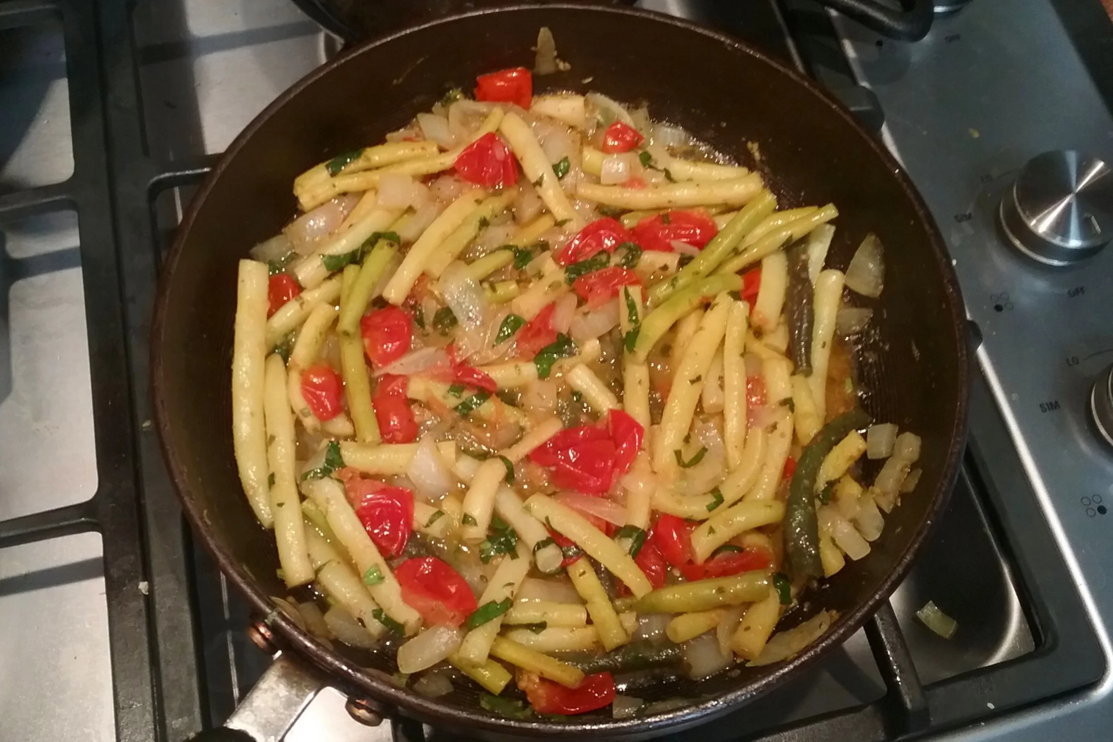 Green Beans &amp; Tomatoes