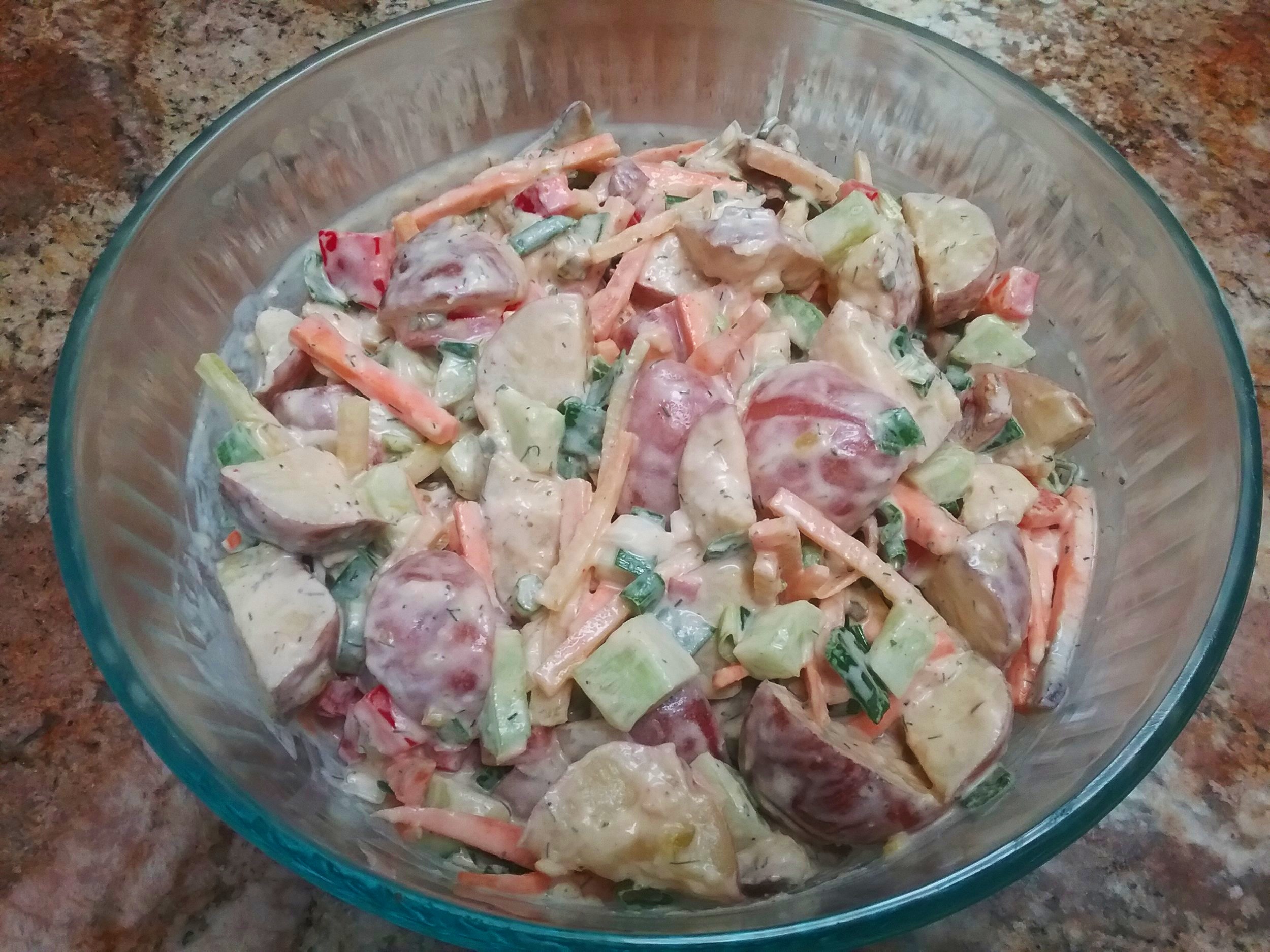 Mixed Veg Potato Salad