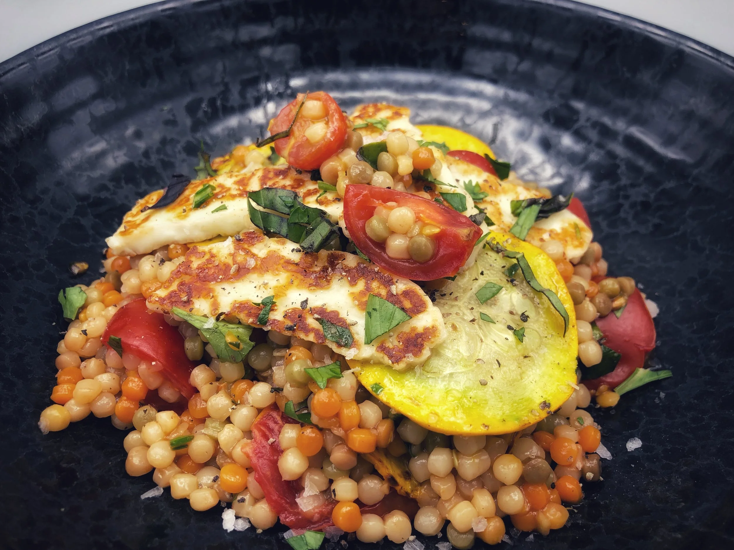 September - Pearl Couscous w/ Summer Veg