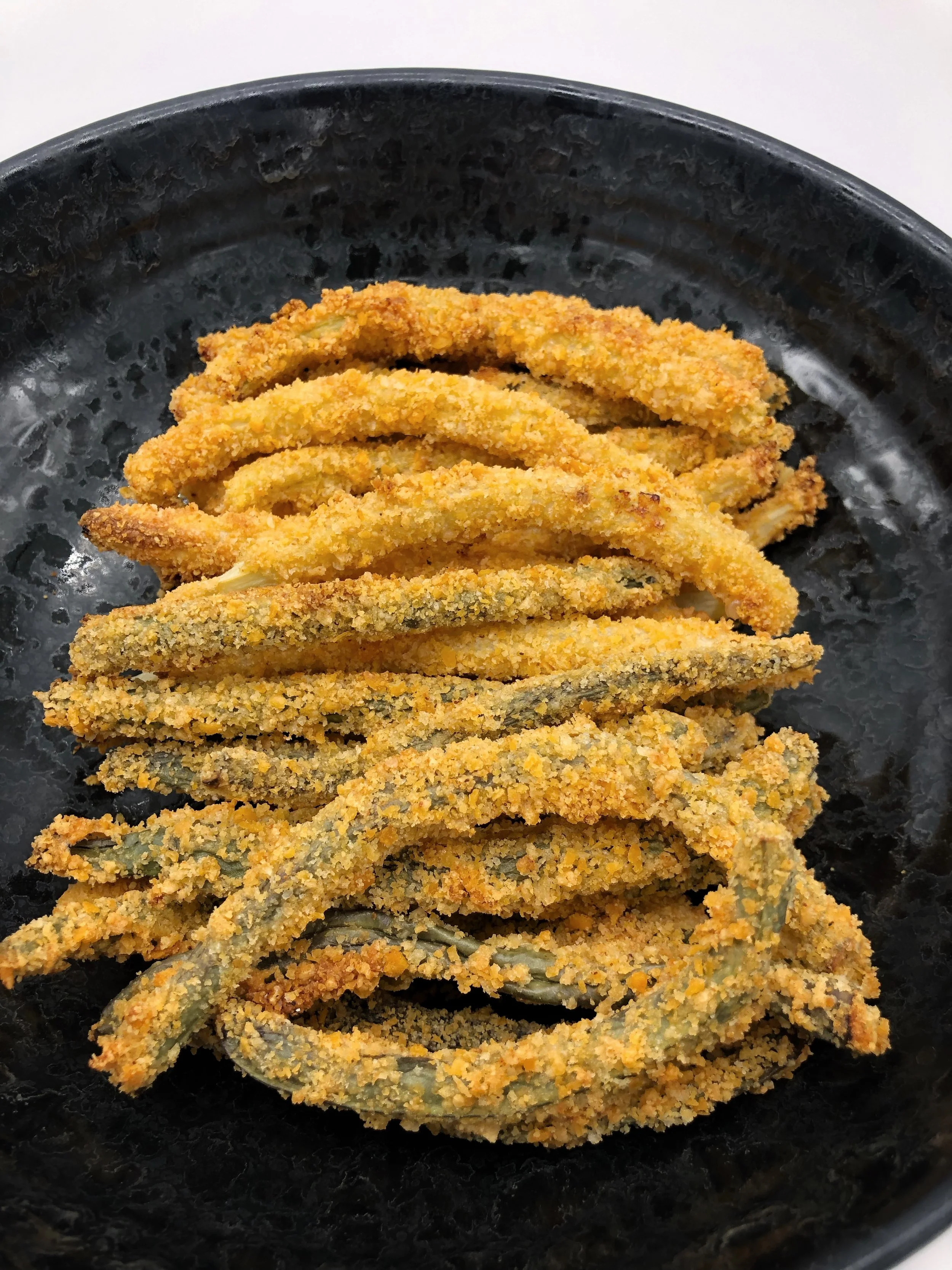 September - Baked Green Bean Fries