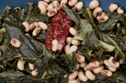 Collard Greens &amp; Black Eyed Peas