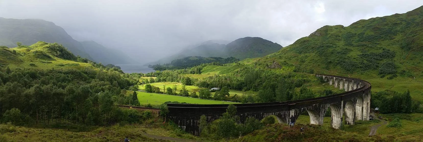 Glencoe Viaduct and the Black Lake.
