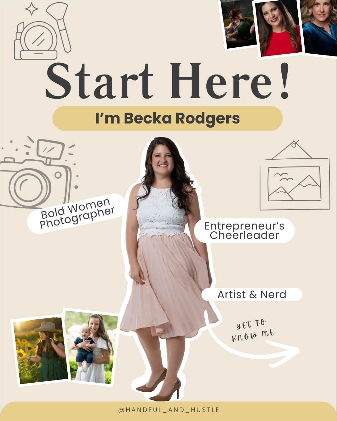 Because with small business, it&rsquo;s always personal! Here&rsquo;s a little info about who&rsquo;s behind the camera.