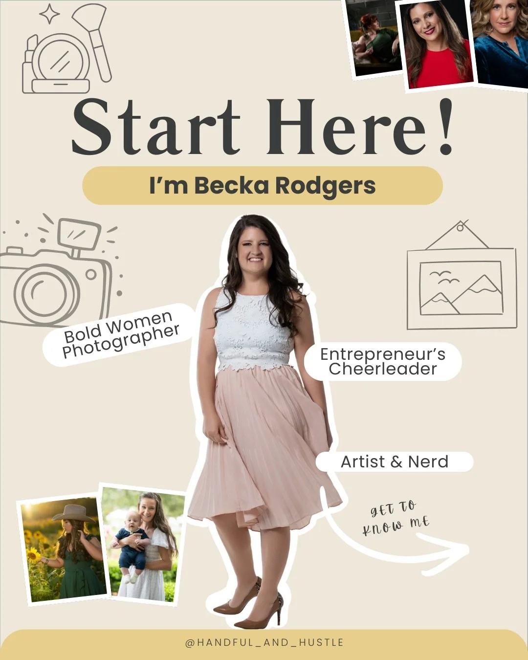 Because with small business, it&rsquo;s always personal! Here&rsquo;s a little info about who&rsquo;s behind the camera.