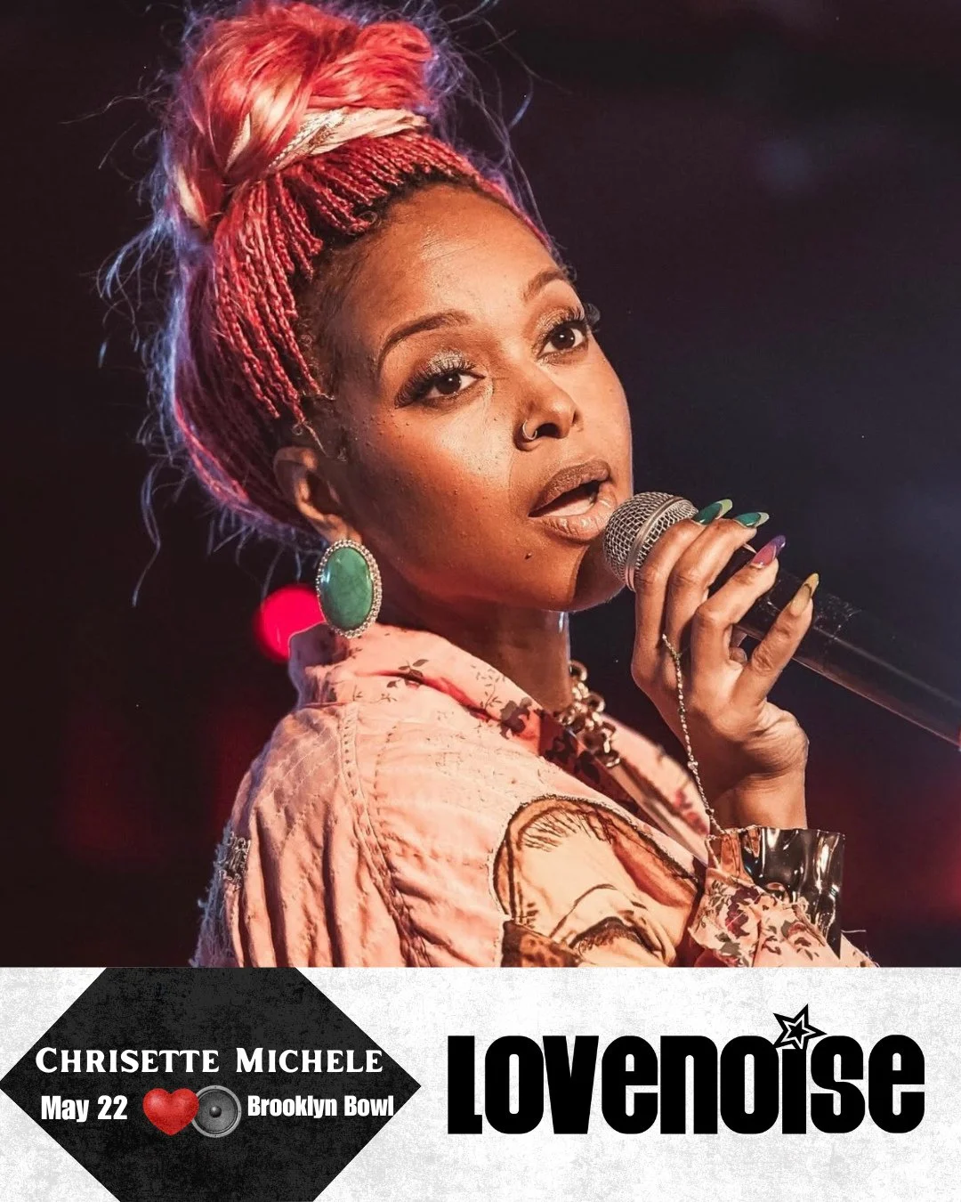 JUST ANNOUNCED!! Chrisette Michele will be @bbowlnashville on May 22nd❗️You won't want to miss this show, full of energy and absolute talent!! ⁠
⁠
May 22nd - Brooklyn Bowl⁠
⁠
🎟️Tickets go on sale FRIDAY 2/20 @ 10 AM