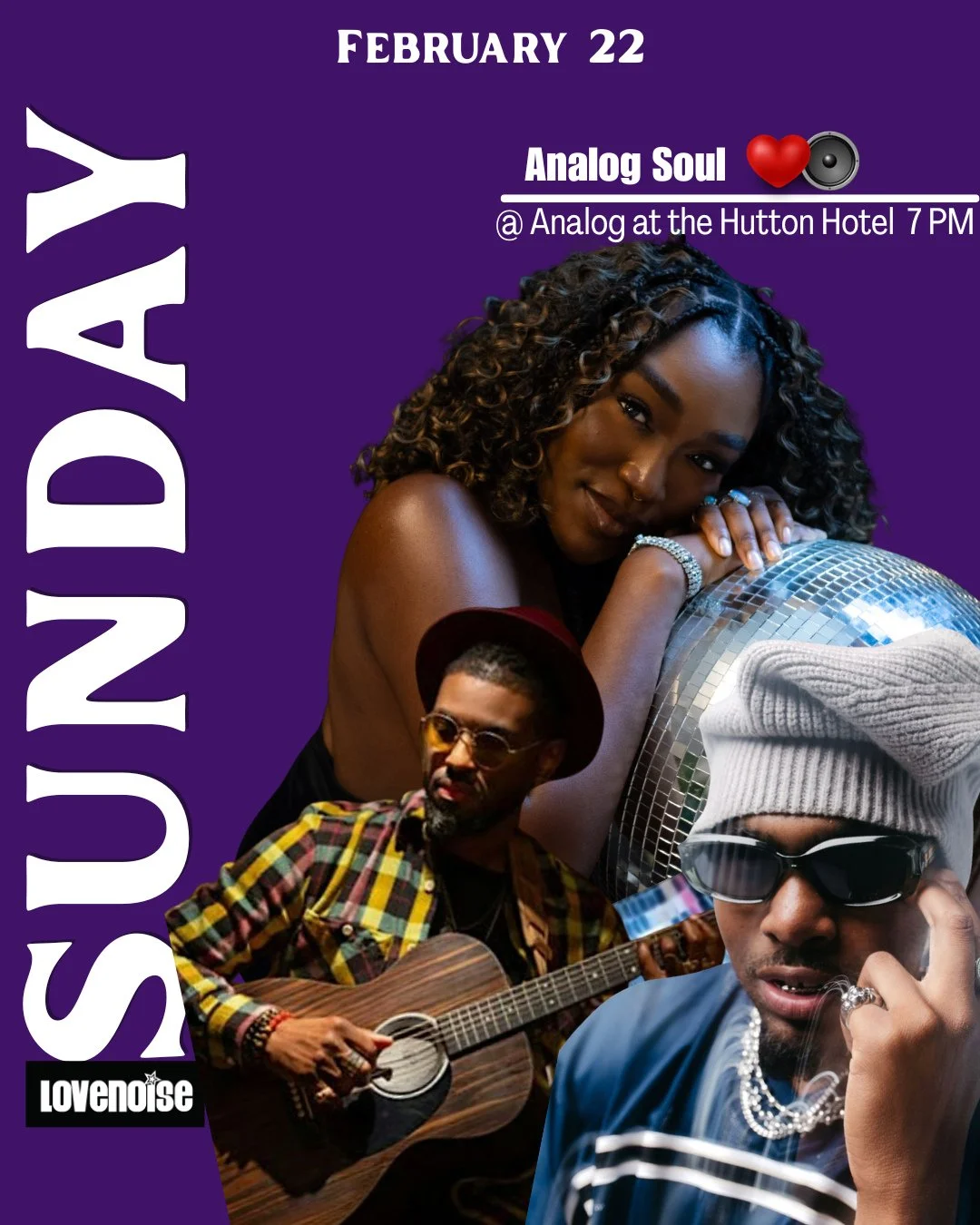 We have a STACKED lineup coming for ✨ Analog Soul ✨⁠
Sunday, February 15th | Doors at 7PM⁠
⁠
🎤 Bryant Taylorr⁠
🎙 Hosted by Will Davenport (opening set)⁠
🎧 Sounds by DJ TikaAfterDark⁠
⁠
This is that up-close, feel-every-note kind of night. The kind