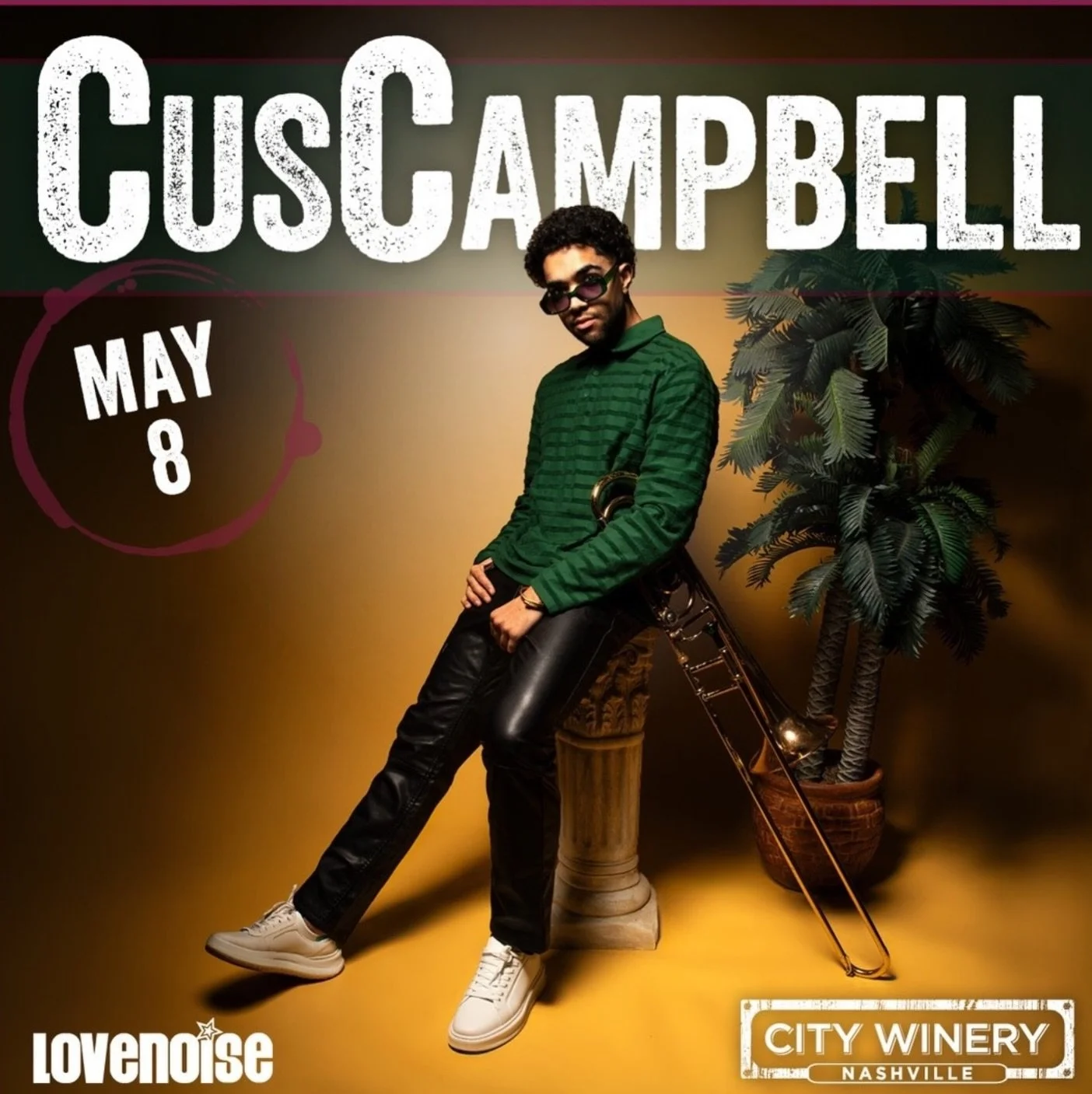 @cuscampbell tickets ON SALE NOW!!!!
❤️🔊Tickets are available at Lovenoise.net

Get them while they&rsquo;re HOT Nashville🔥
🗓️May 8th
📍City Winery